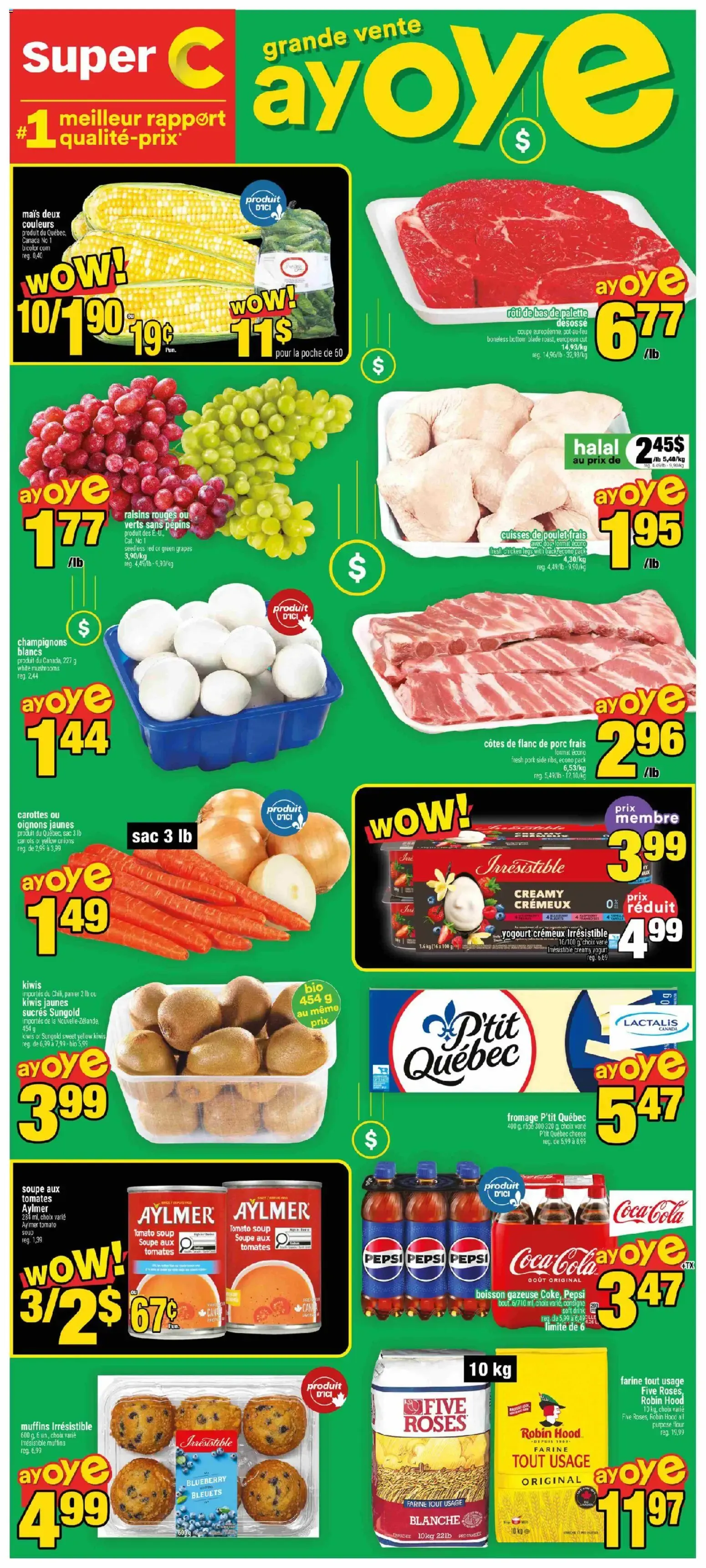 Super C weekly flyer / circulaire from Aug 20, 2026 > weekly specials & deals from August 20 to August 26 2026 - flyer page 1