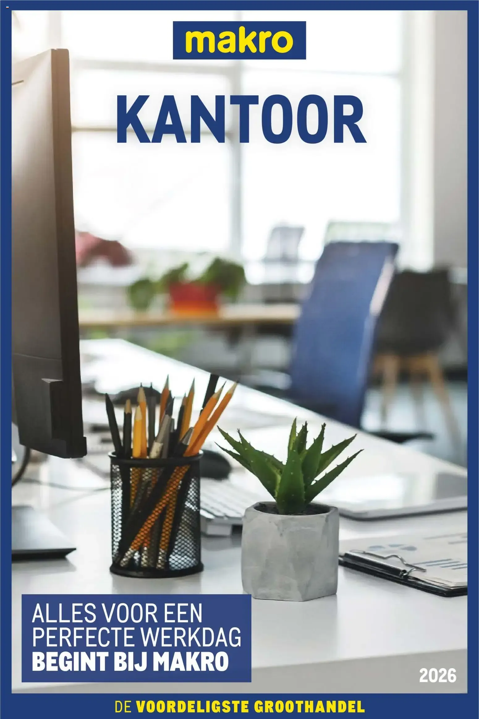 Makro Kantoor van 9 augustus tot 6 september 2026 - Folder pagina 1