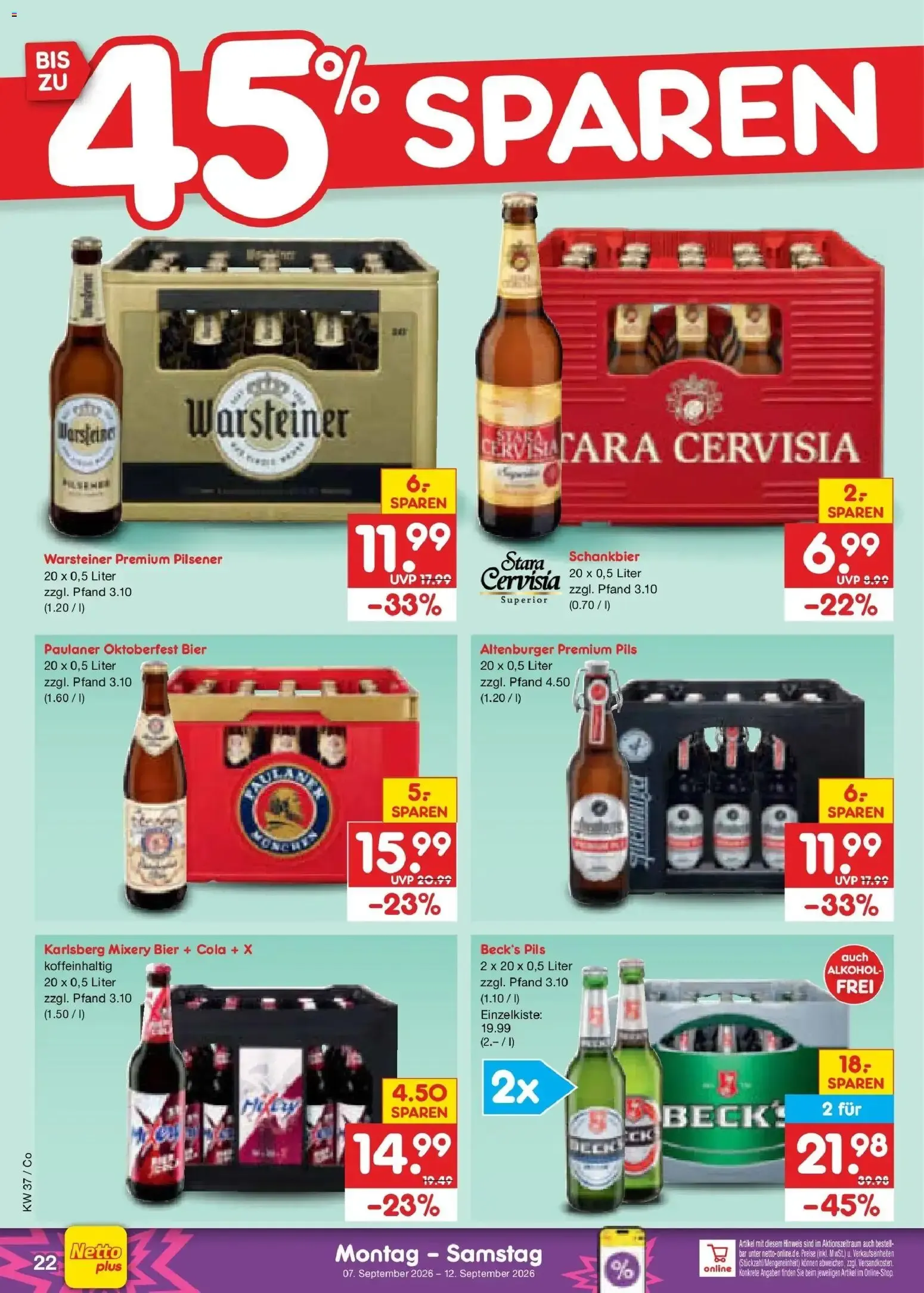 Netto Marken-Discount Prospekt Leipzig (ab 07.09.2026) » Angebote von 7. September bis 12. September 2026 - Prospekt seite 30