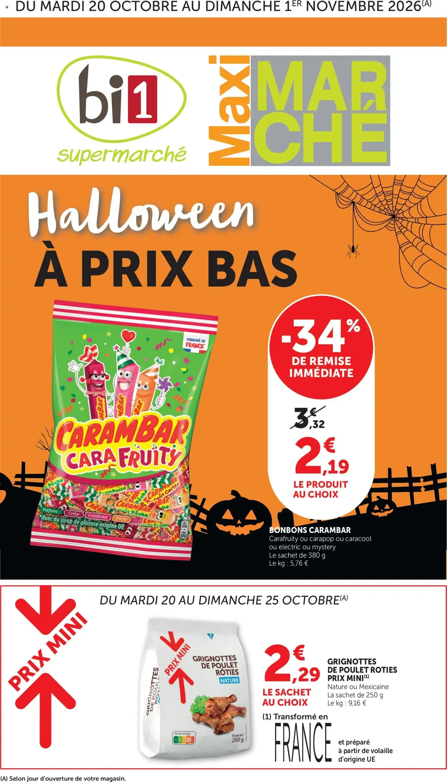 bi1 HALLOWEEN 2026 🎃 Catalogue 20/10 - 01/11