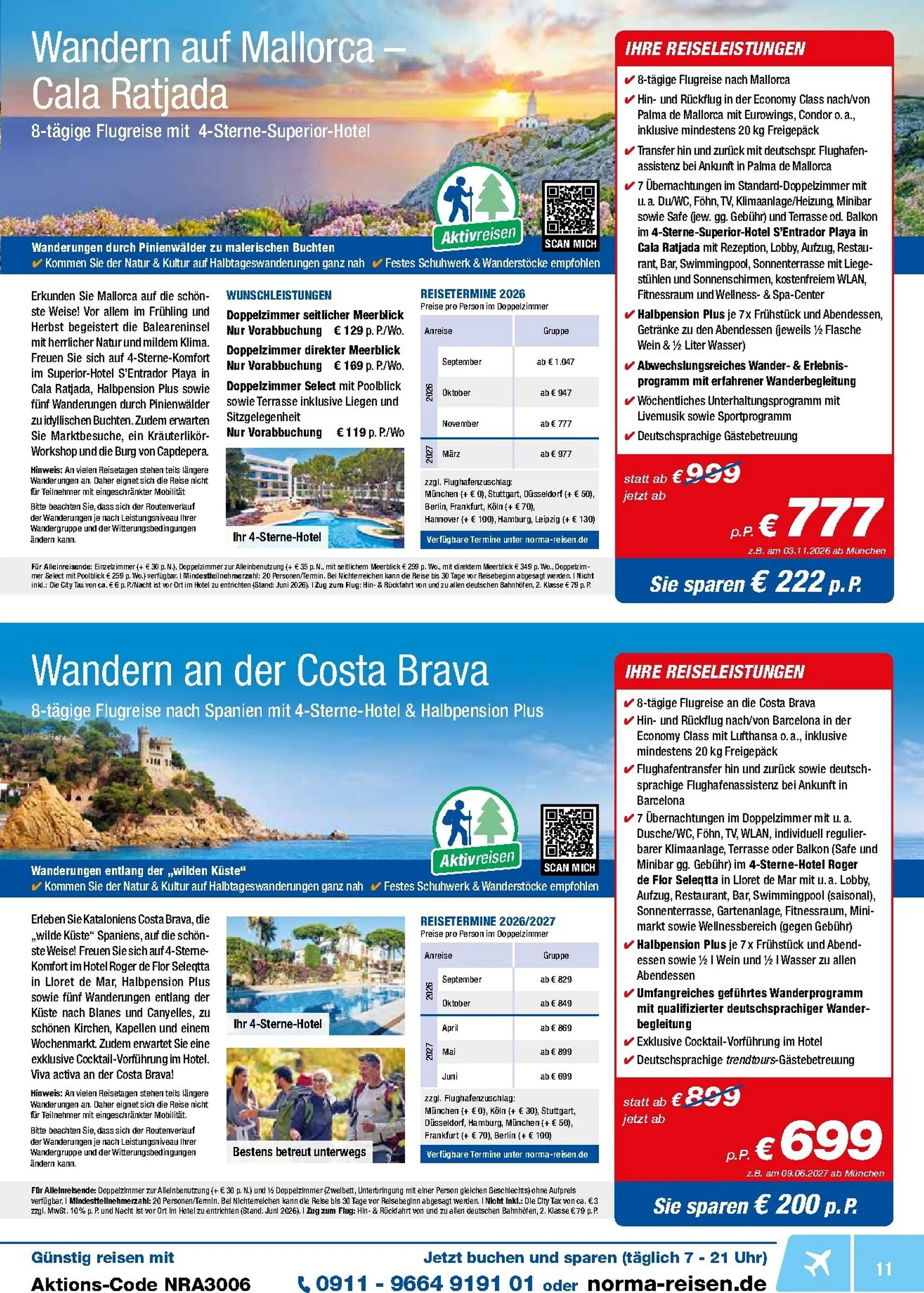 Norma - Reisen Prospekt – von Montag 01.06.2026 bis Dienstag 30.06.2026 von 1. Juni bis 30. Juni 2026 - Prospekt seite 11