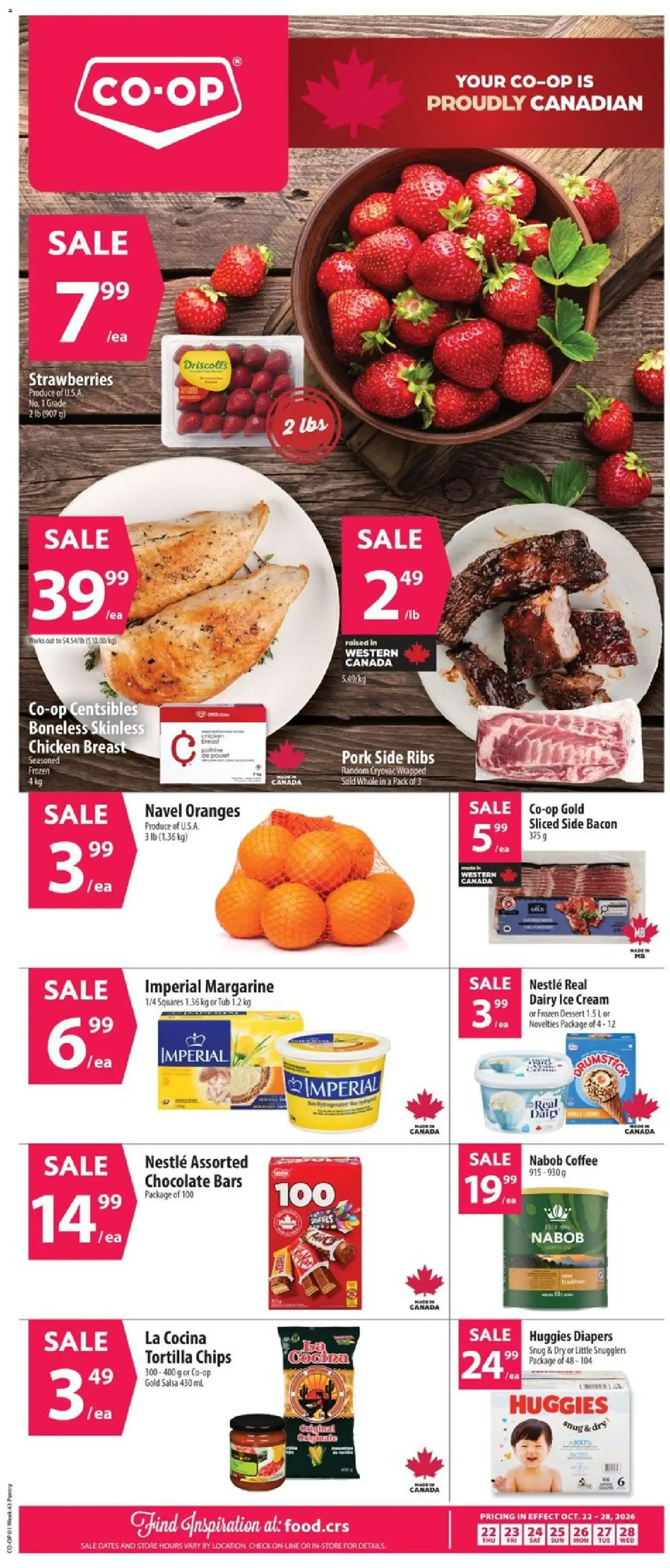 Co-op Food weekly flyer / circulaire from Oct 22, 2026 > weekly specials & deals from October 22 to October 28 2026 - flyer page 1