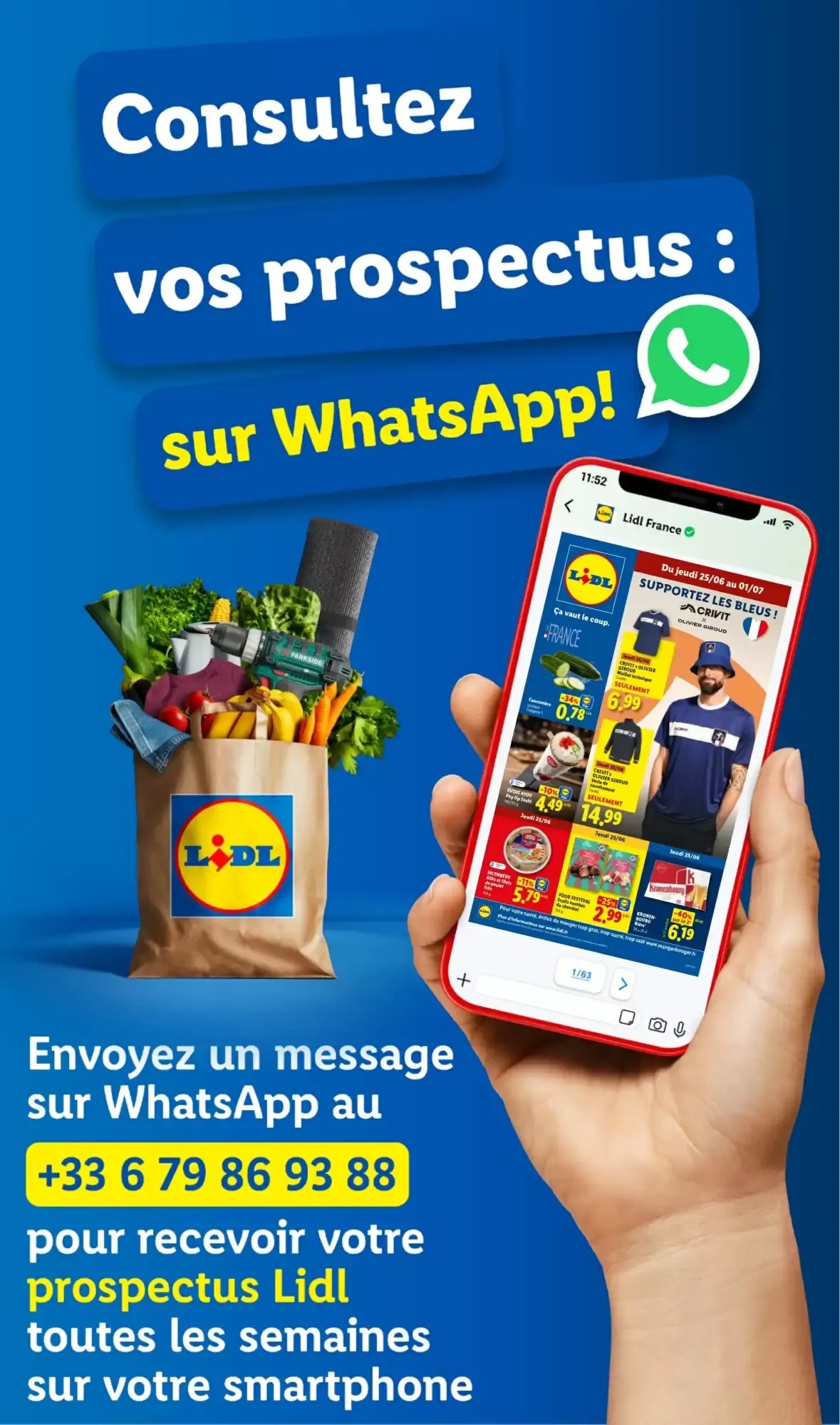 Lidl - Supportez les Bleus! Crivit x Olivier Giroud du 25 juin au 1 juillet 2026 - Catalogue page 71