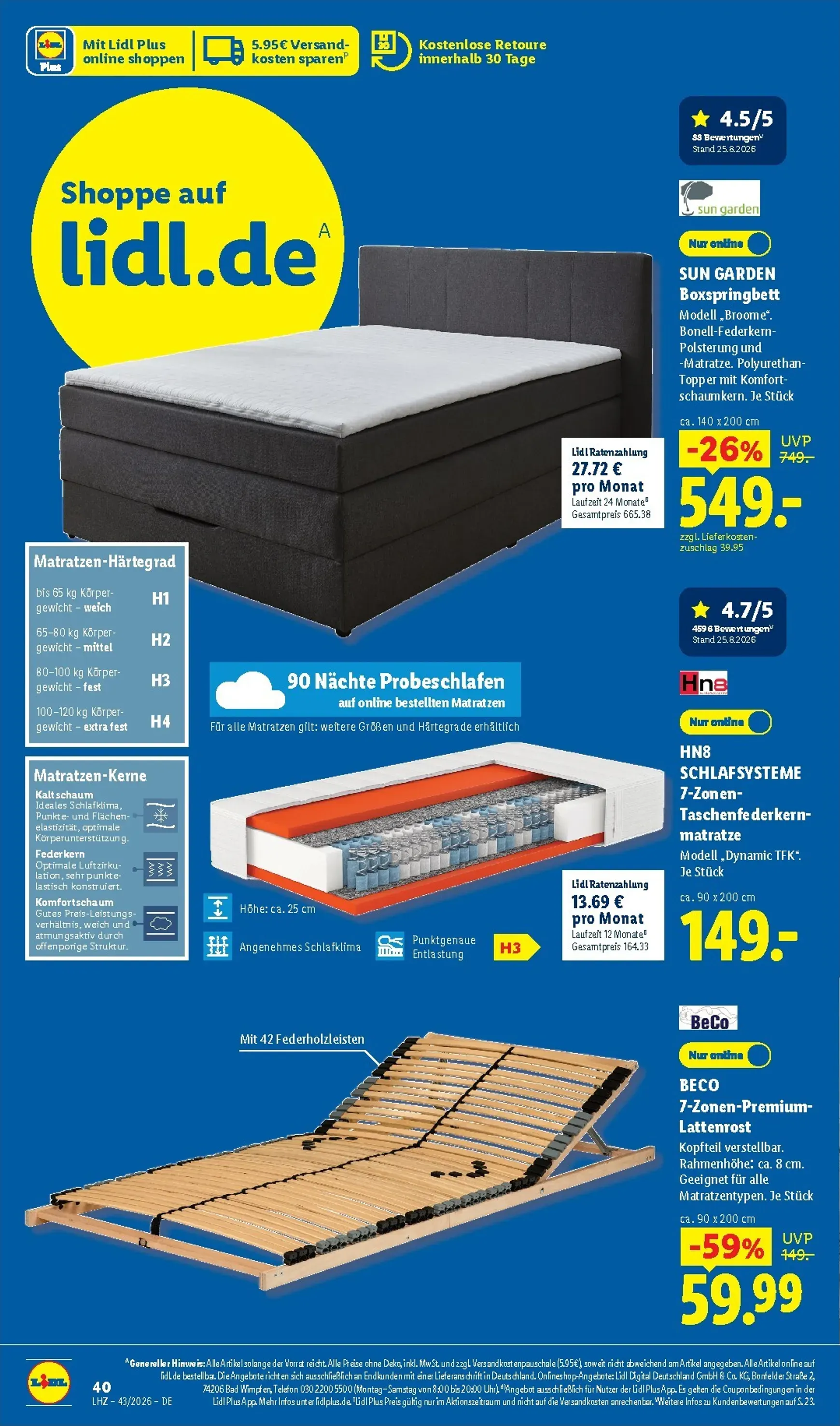 Lidl - Angebot der Woche Prospekt nächste Woche – von Montag 19.10.2026 bis Samstag 24.10.2026 von 19. Oktober bis 24. Oktober 2026 - Prospekt seite 4