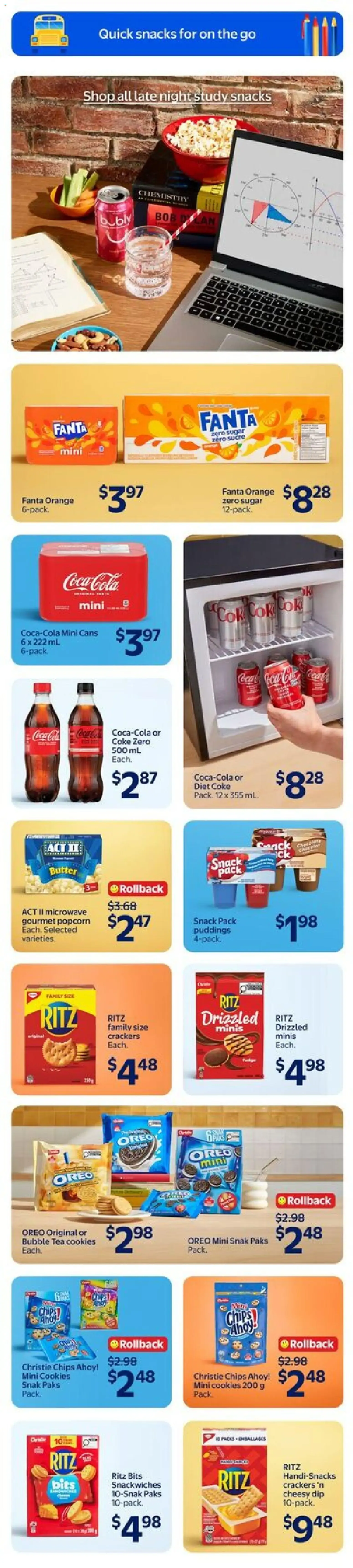 Walmart flyer - Back to school at low prices from Aug 6, 2026 > weekly specials & deals from August 6 to August 12 2026 - flyer page 12