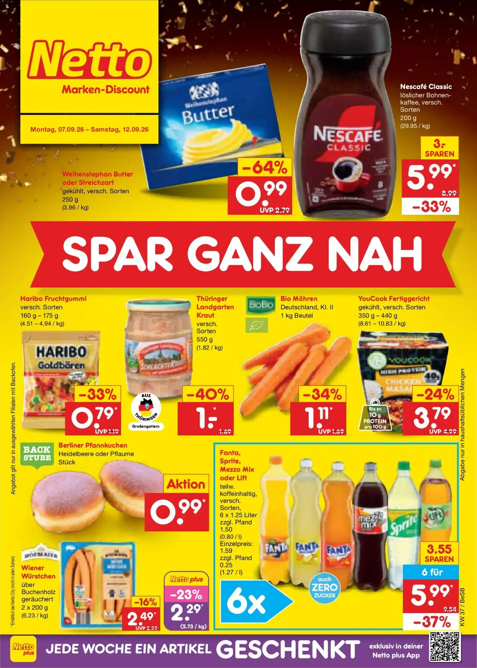 Netto Marken-Discount Prospekt (ab 07.09.2026) » Angebote von 7. September bis 12. September 2026 - Prospekt seite 1