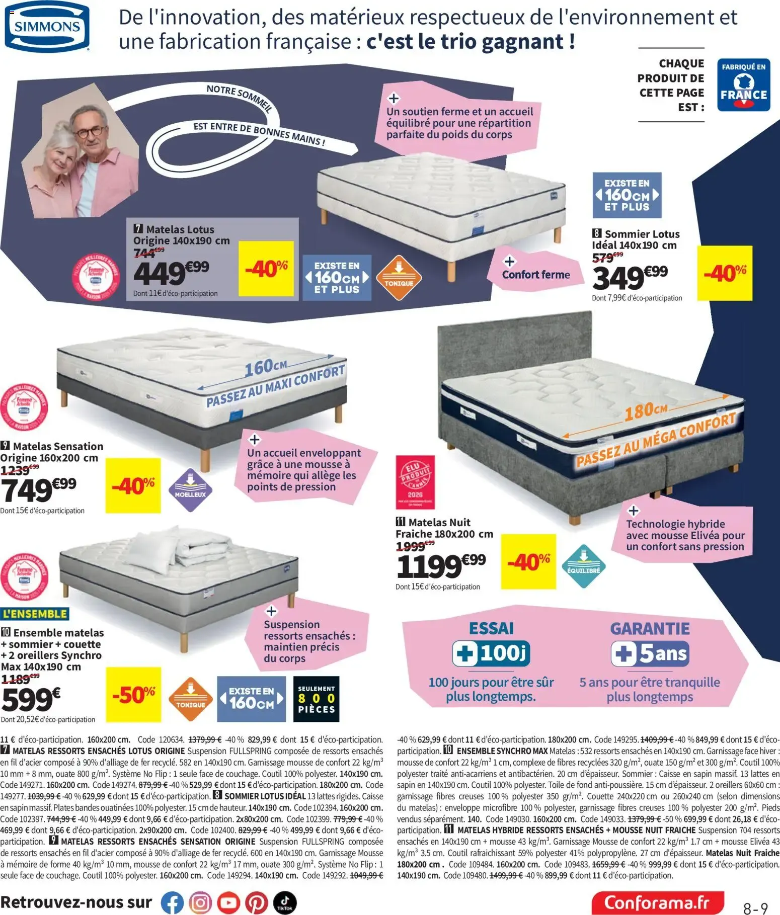 Conforama catalogue à partir du 09/06/2026 - promo en ligne du 9 juin au 6 juillet 2026 - Catalogue page 9