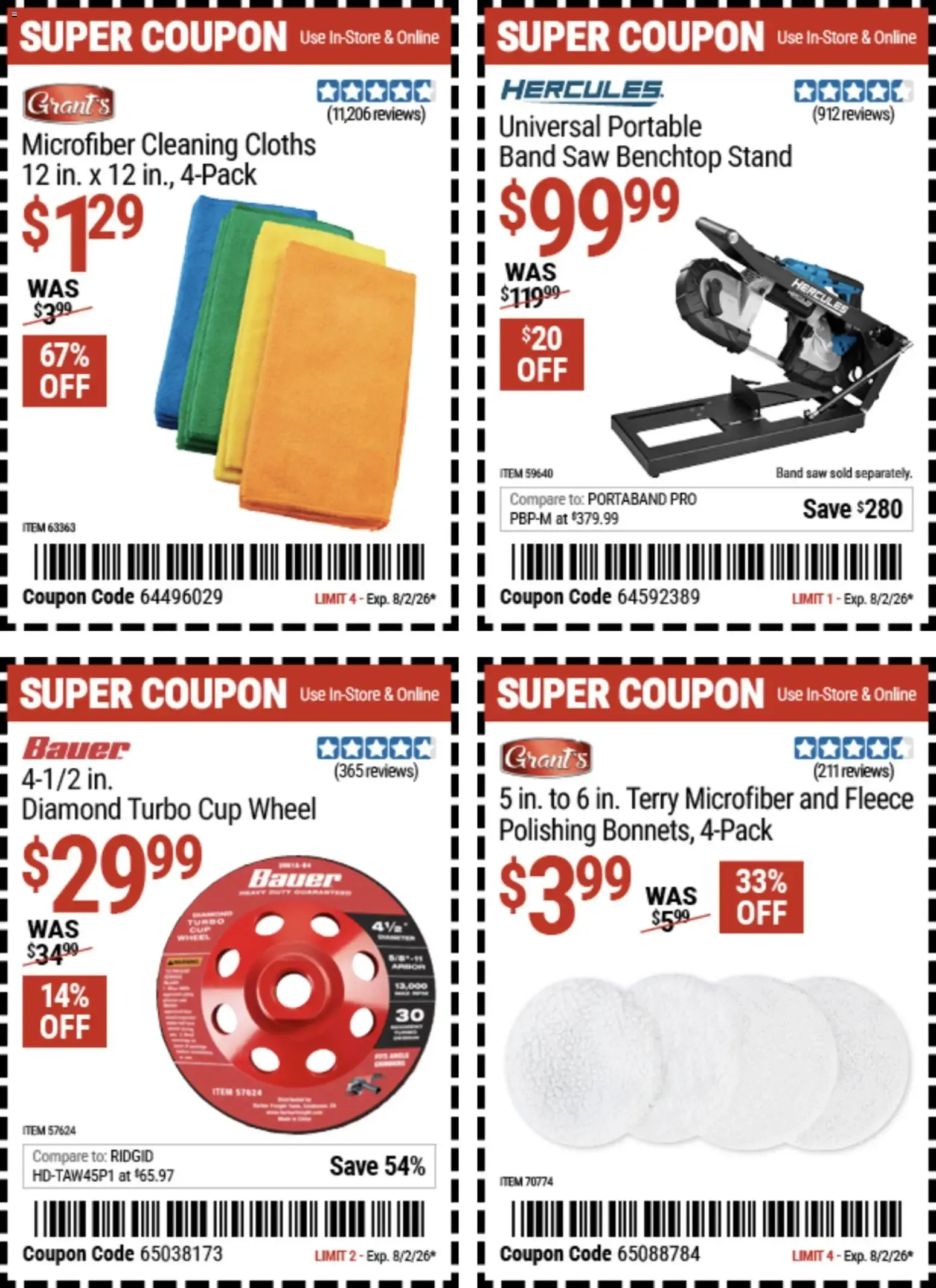 Weekly ad Harbor Freight Coupon Deals from July 20 to August 2 2026 - Page 22