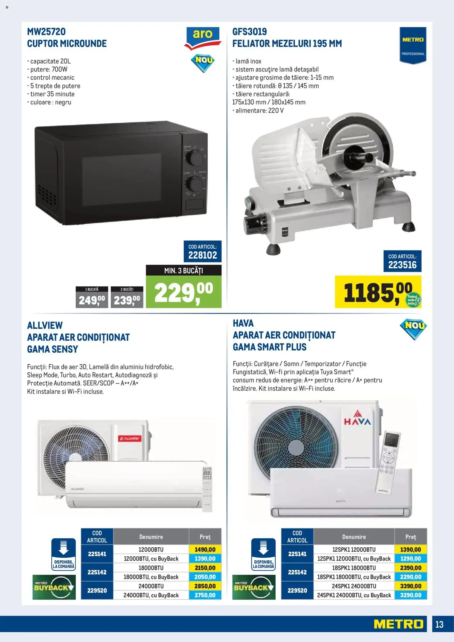 Catalog Metro Catalog Echipamente Pentru Revânzători - Oferta 01.07.2026 - 30.09.2026 de la 1 iulie până la 30 septembrie 2026 - Revista Pagina 13