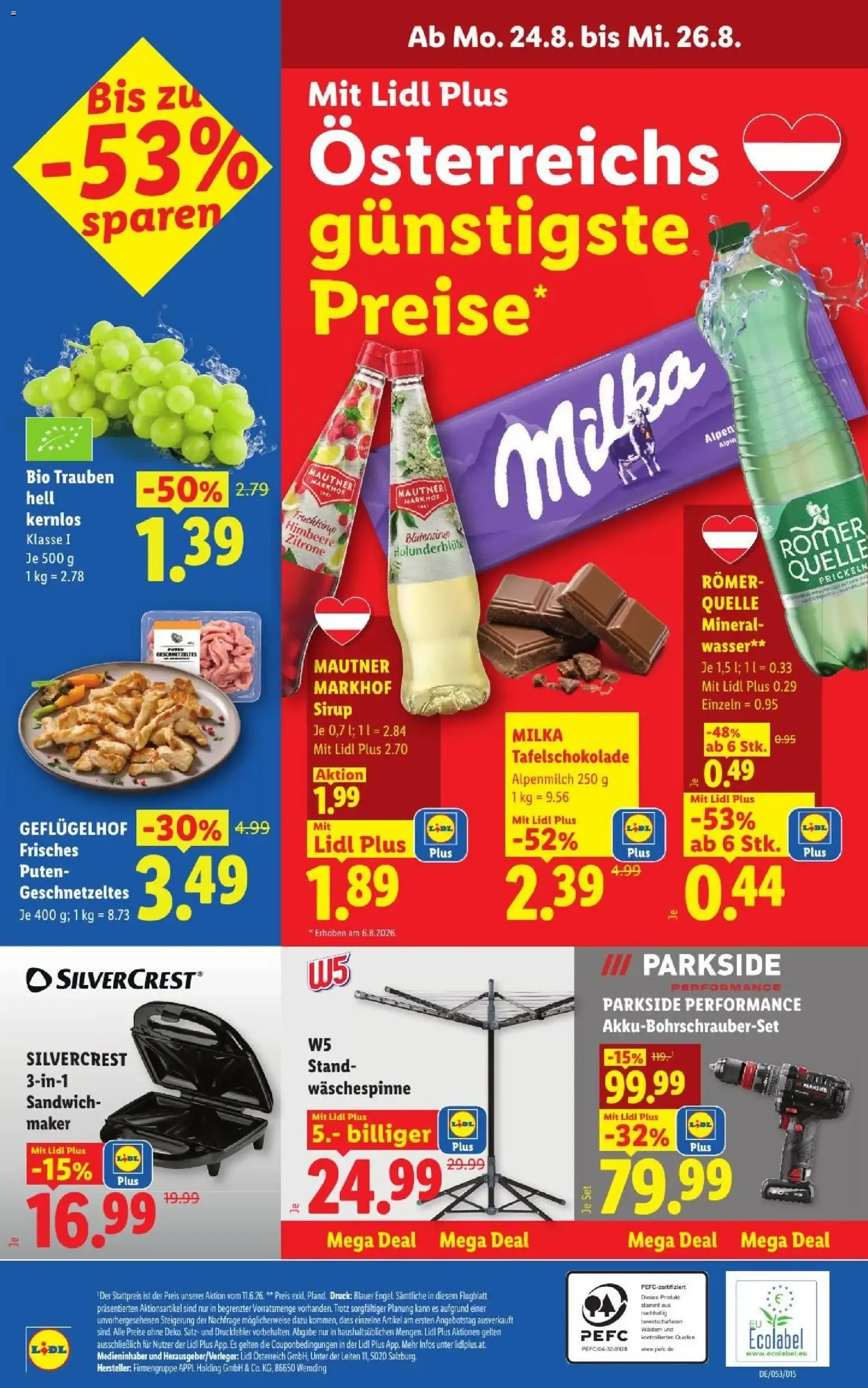Lidl - Flugblatt ab 20.08.2026 - Angebote ab donnerstag von 20. August bis 22. August 2026 - Flugblätt seite  29