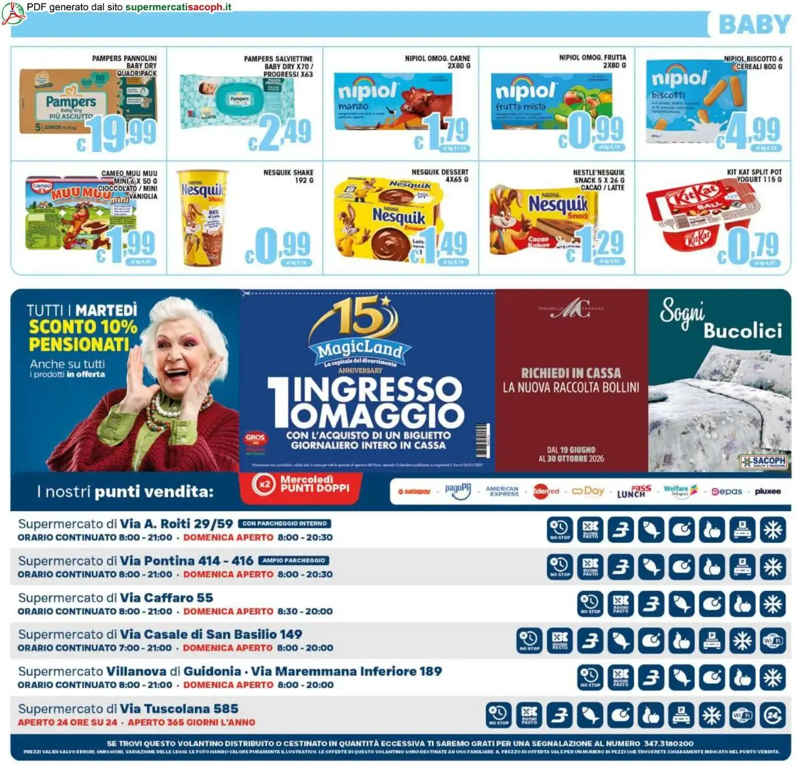 Sacoph volantino dal 31/07/2026 - online Offerte da 31 luglio a 11 agosto di 2026 - Pagina del volantino 20