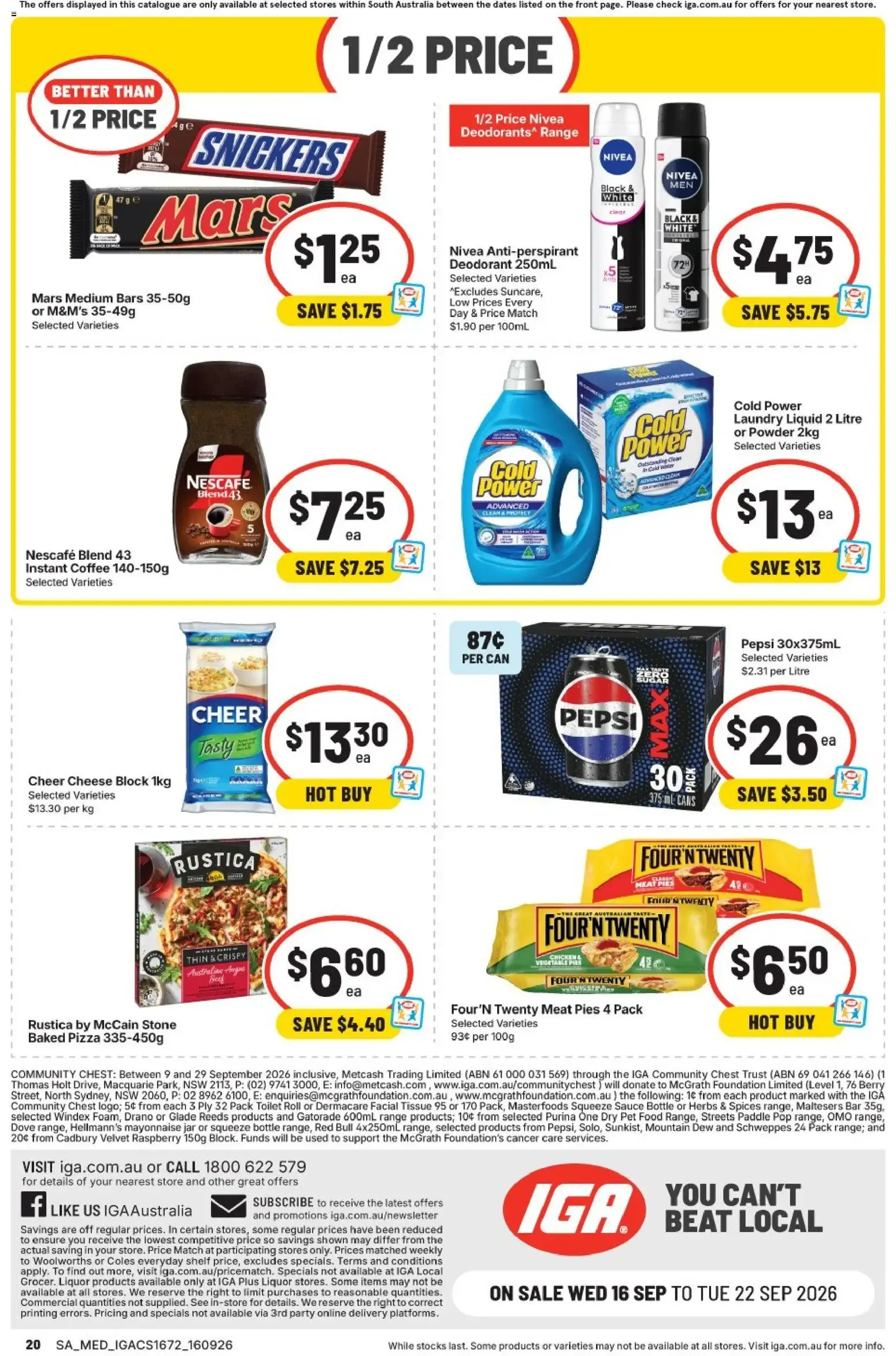 IGA catalogue valid from 16/09/2026 > Online Australia - Catalogue valid from 16 September to 22 September 2026 - page 2