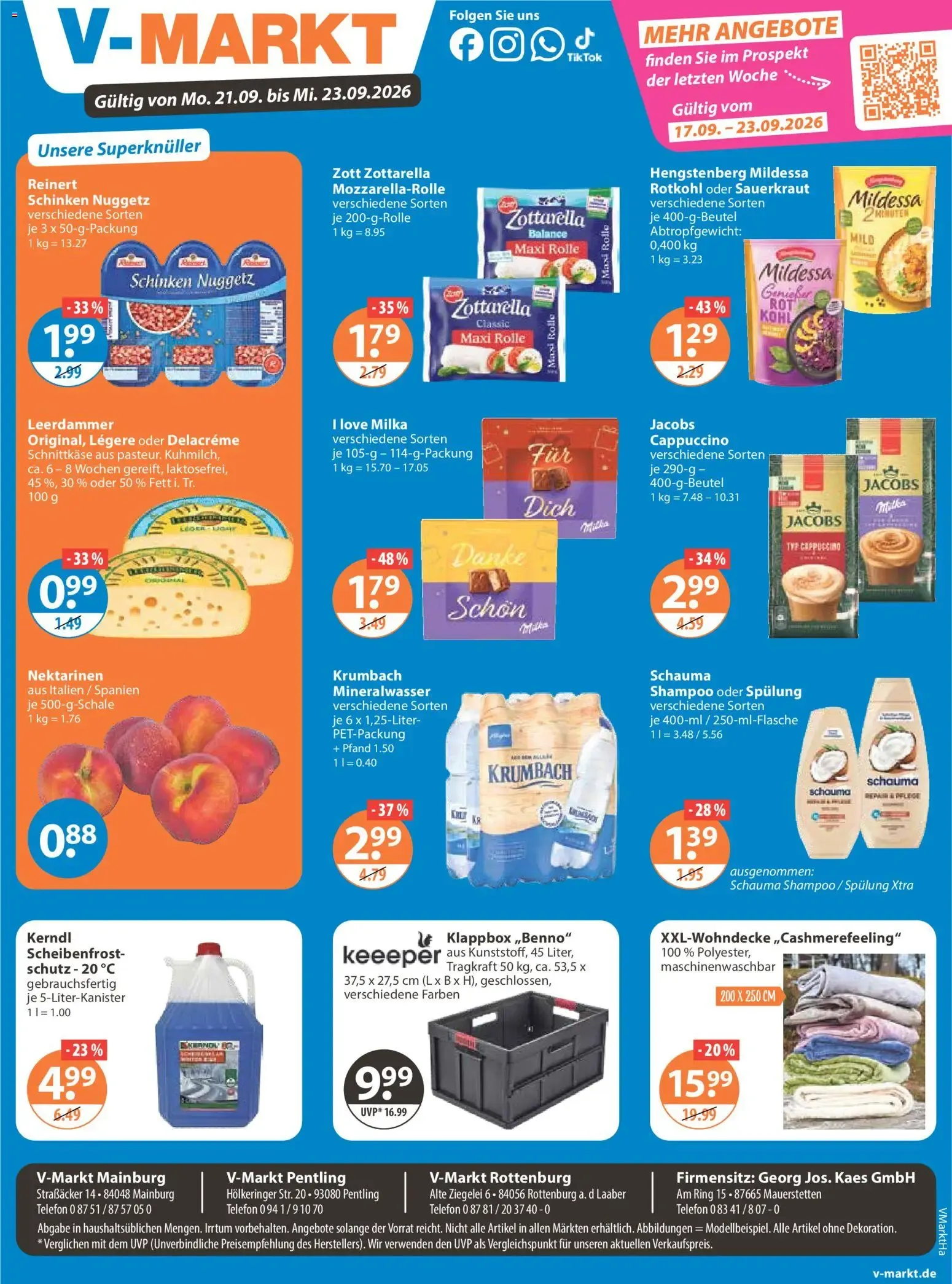 V-Markt Angebote vom 17.09.2026 – Angebote online von 17. September bis 23. September 2026 - Prospekt seite 23