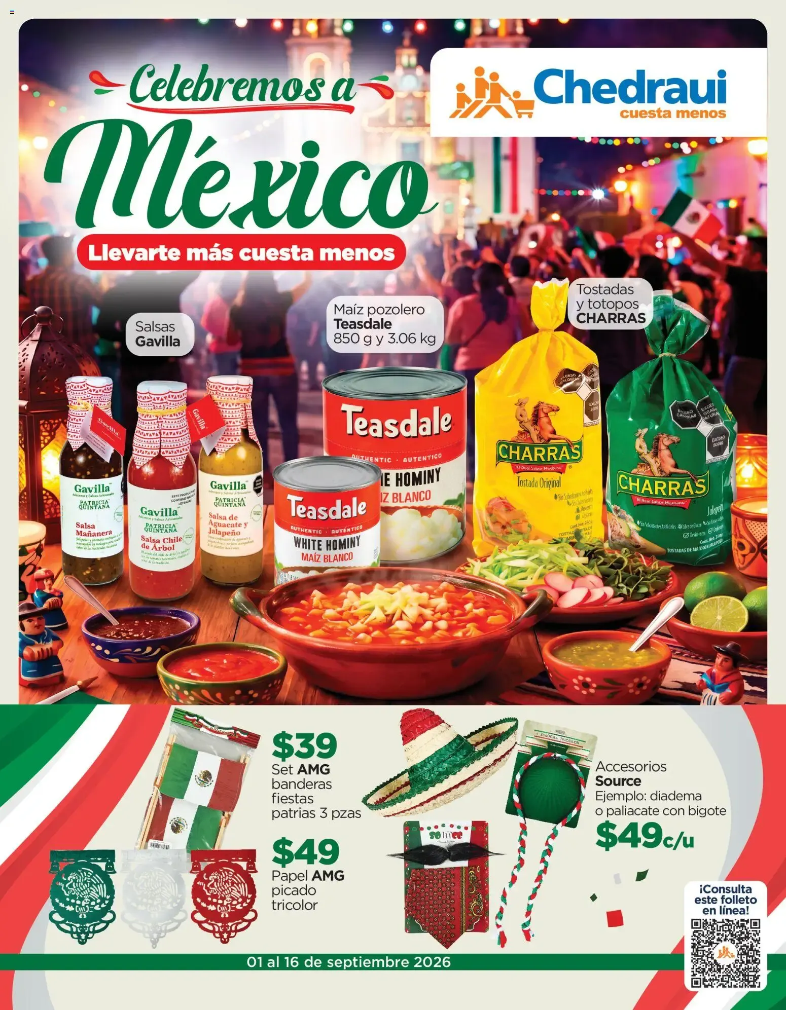 Catálogo de Chedraui Celebremos a México (01/09/2026 - 16/09/2026) - catálogo en línea 1 de septiembre al 16 de septiembre 2026 - Pagina 1