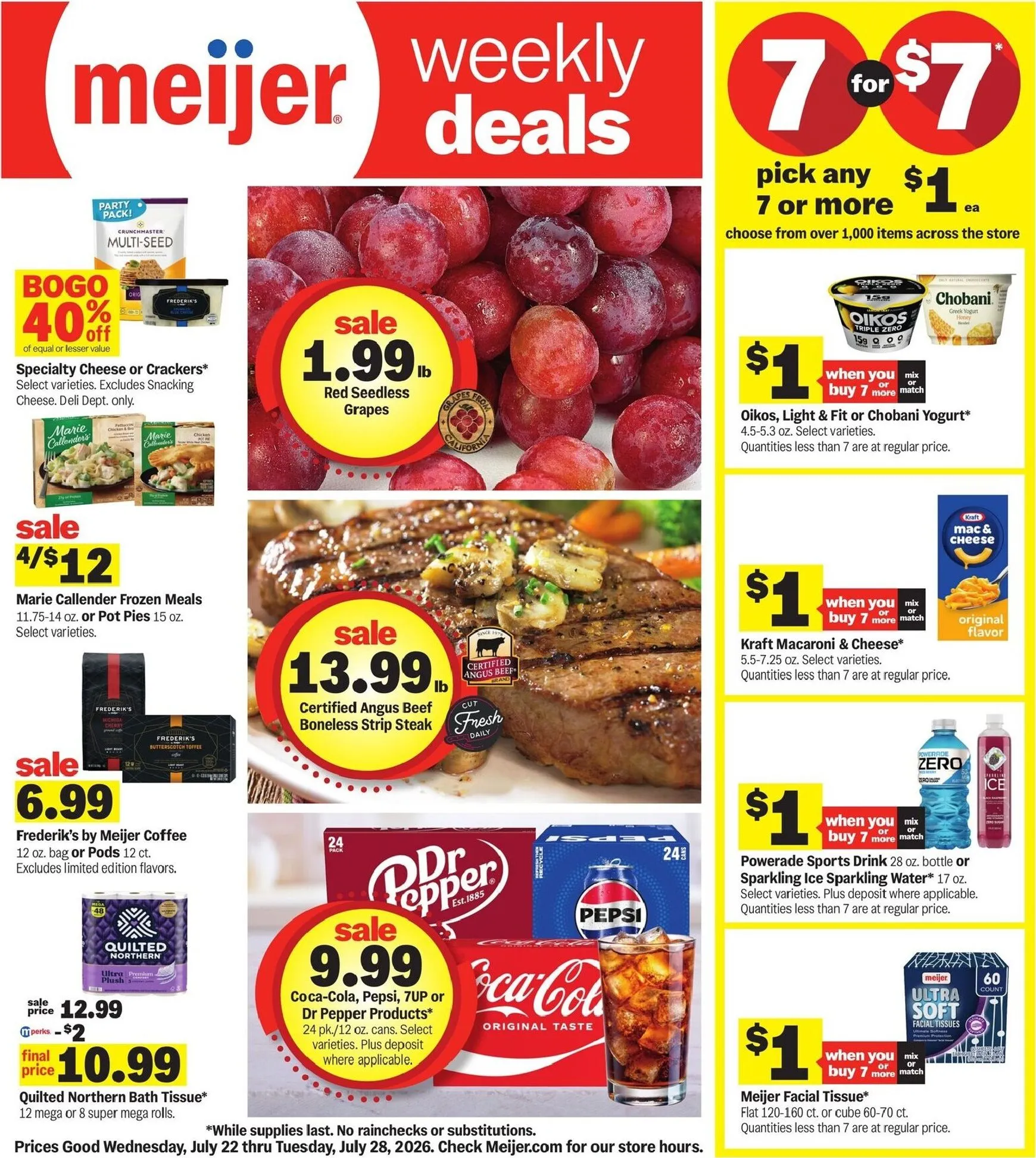 Meijer Weekly Deals
