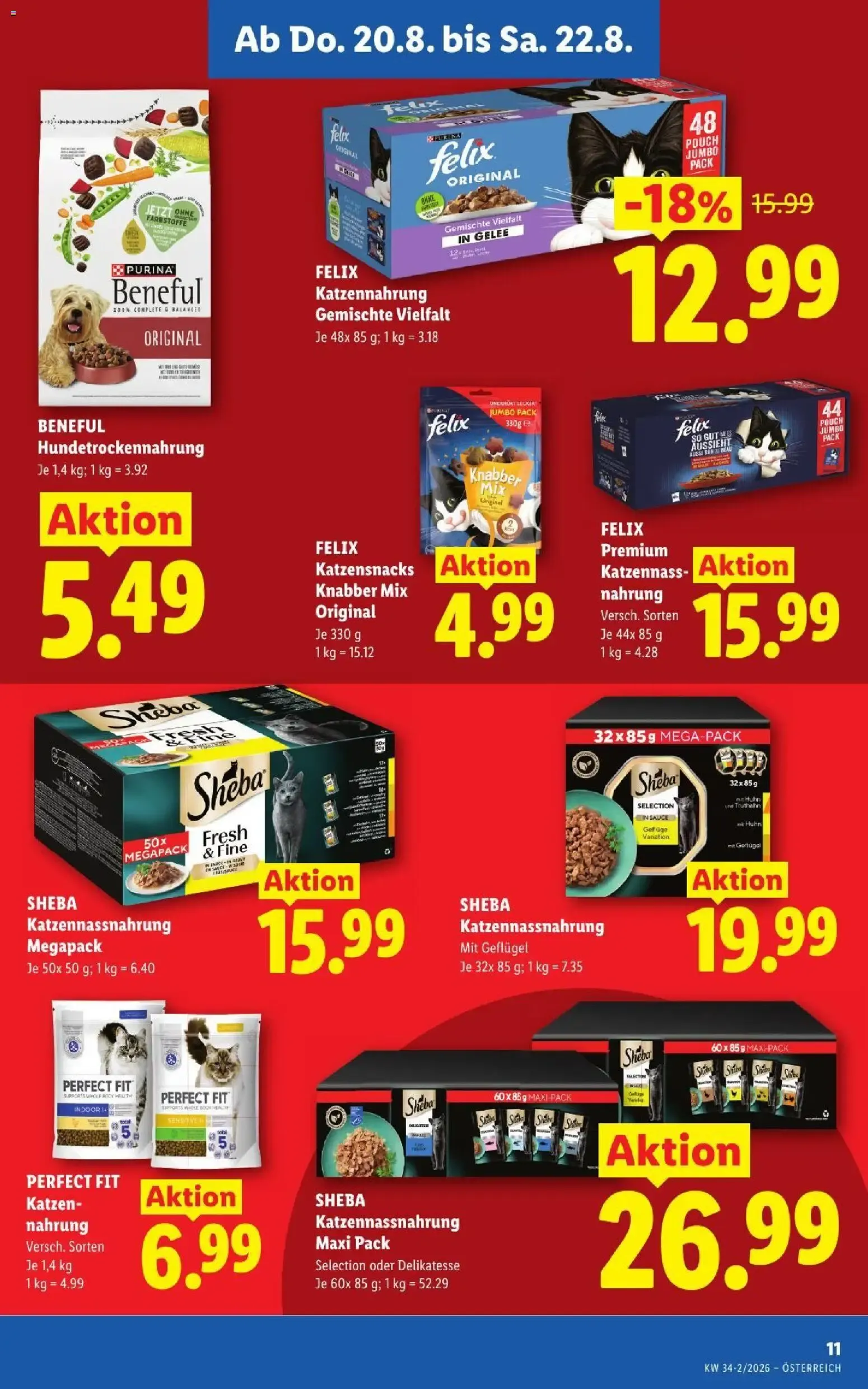 Lidl - Österreichs günstigste Preise von 20. August bis 22. August 2026 - Flugblätt seite  13