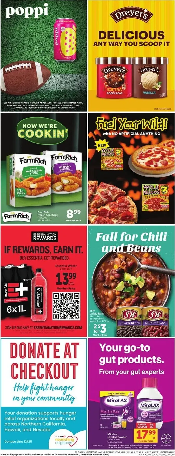 Weekly ad Current Safeway leaflet valid from Wednesday 10/28/2026 to Tuesday 11/03/2026 from October 28 to November 3 2026 - Page 7