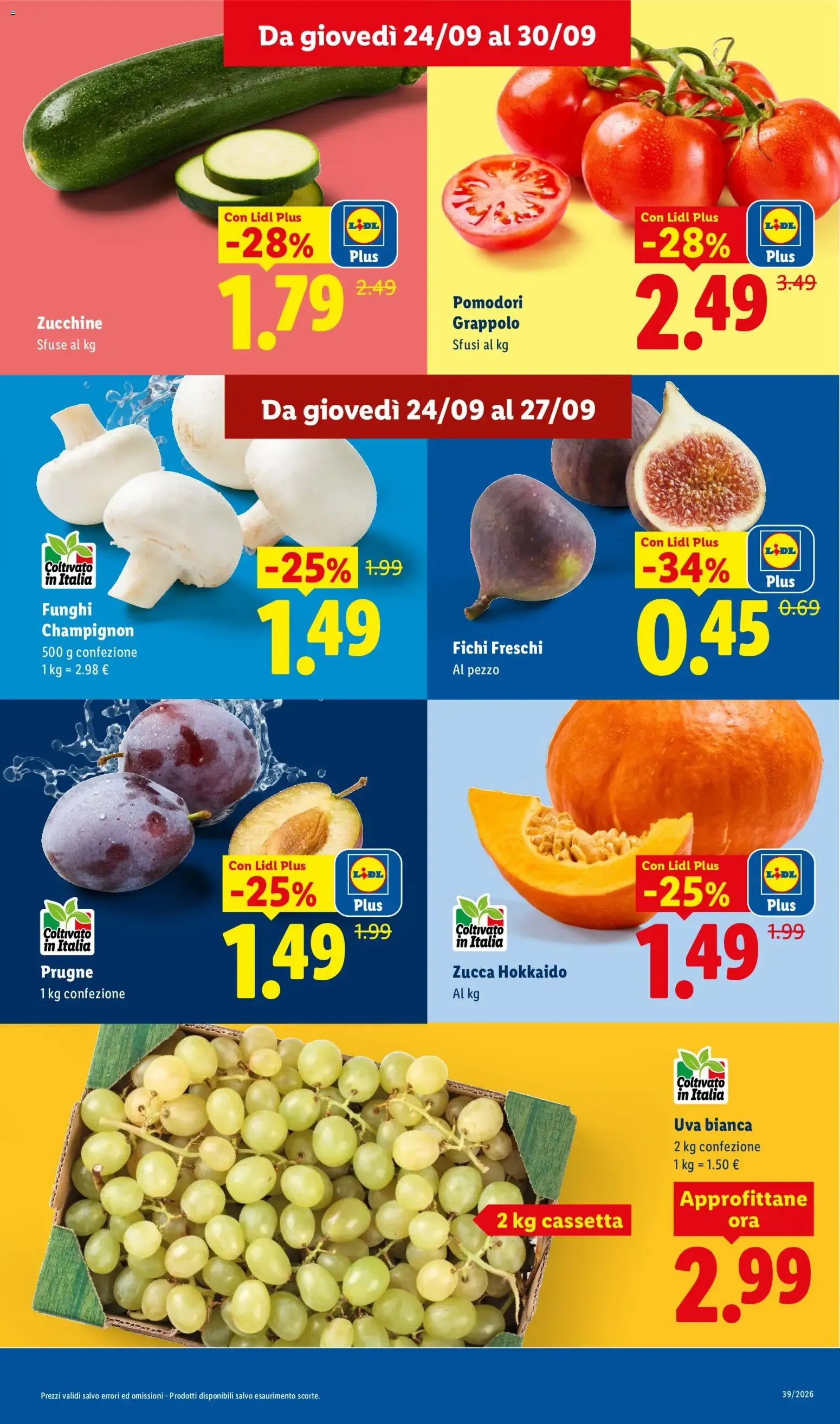 Lidl: Offerte frutta e verdura da 24 settembre a 30 settembre di 2026 - Pagina del volantino 2