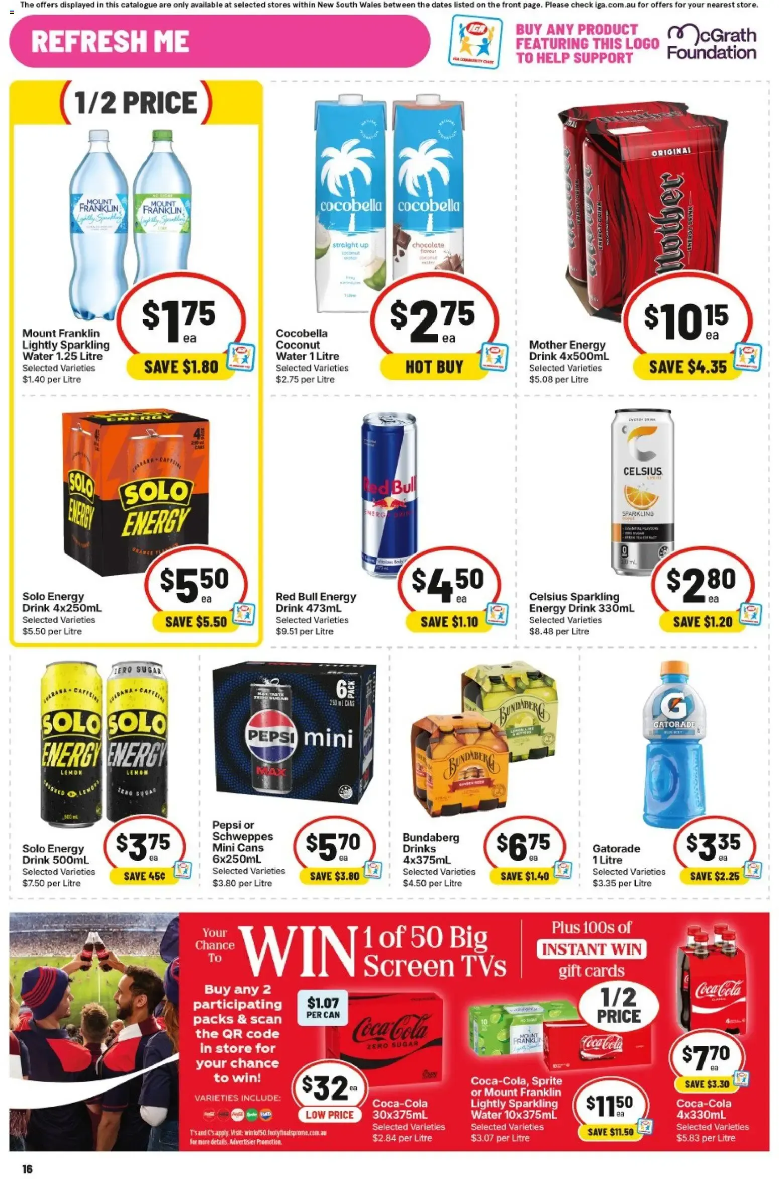 IGA FOOTY FINALS - Catalogue valid from 23 September to 29 September 2026 - page 16