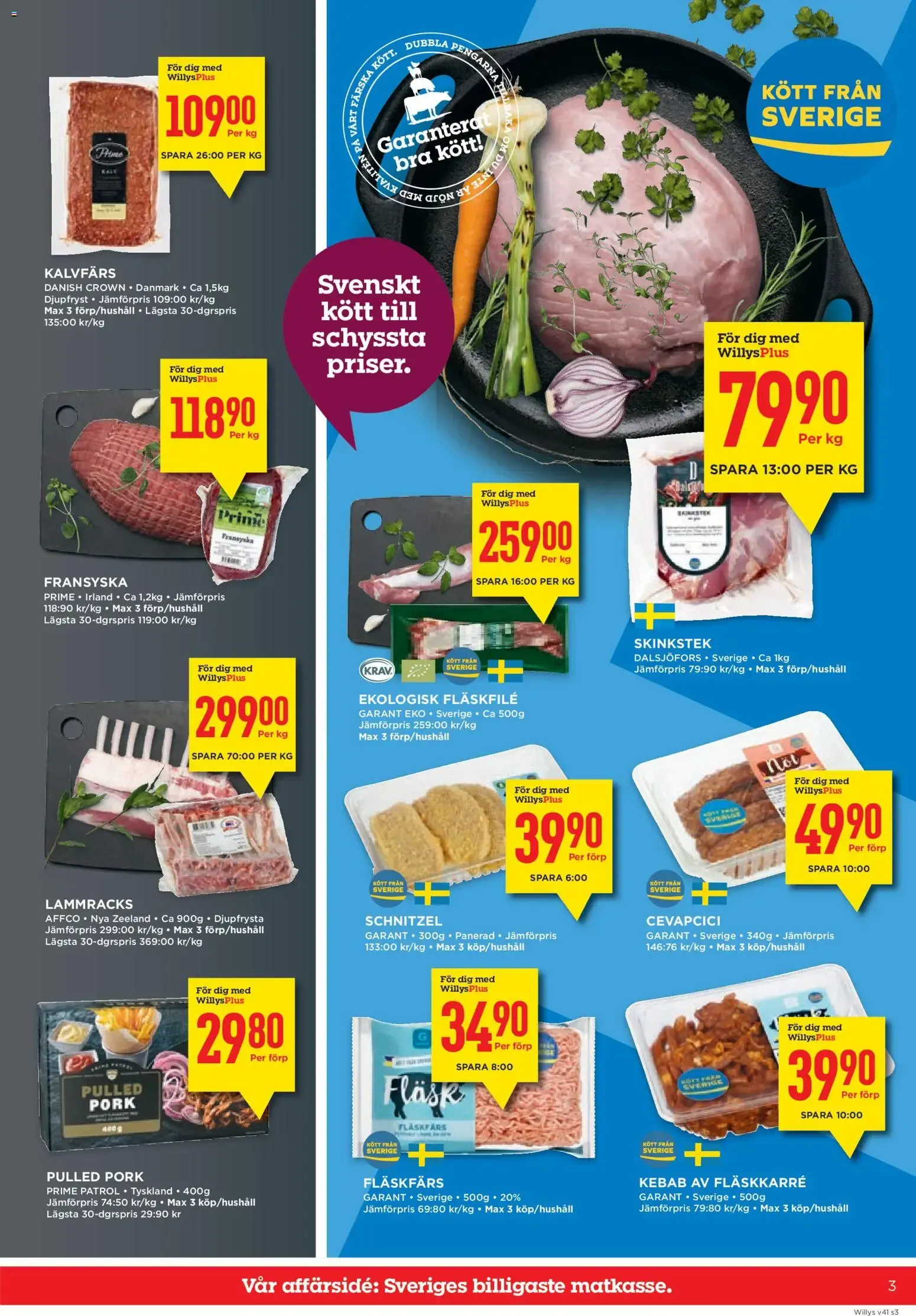 Willys: Massa gott till bra priser. från 5 oktober till 11 oktober 2026 - Reklamblad sidor 3