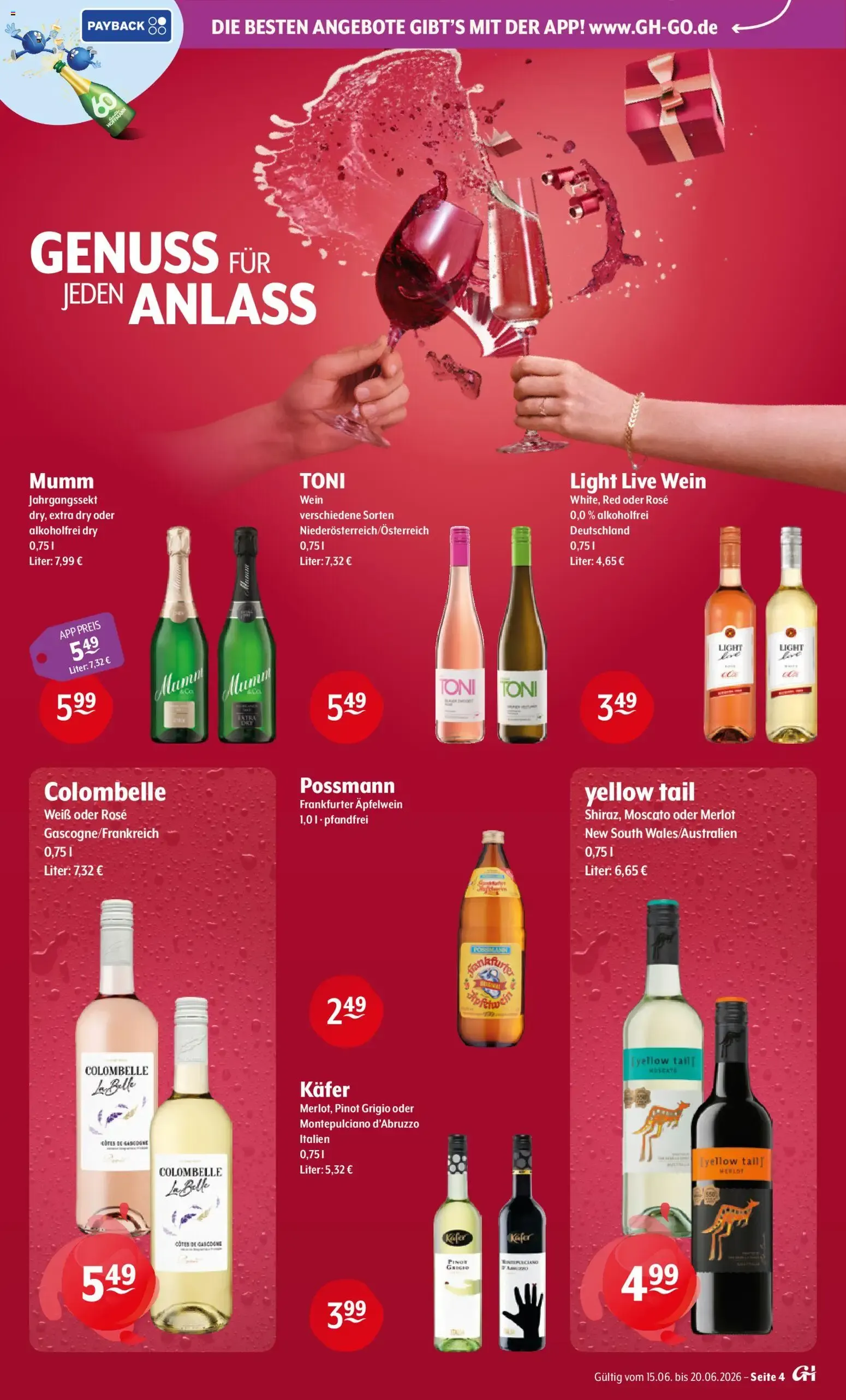 Getränke Hoffmann - Jubiläumsdeals von 15. Juni bis 20. Juni 2026 - Prospekt seite 4