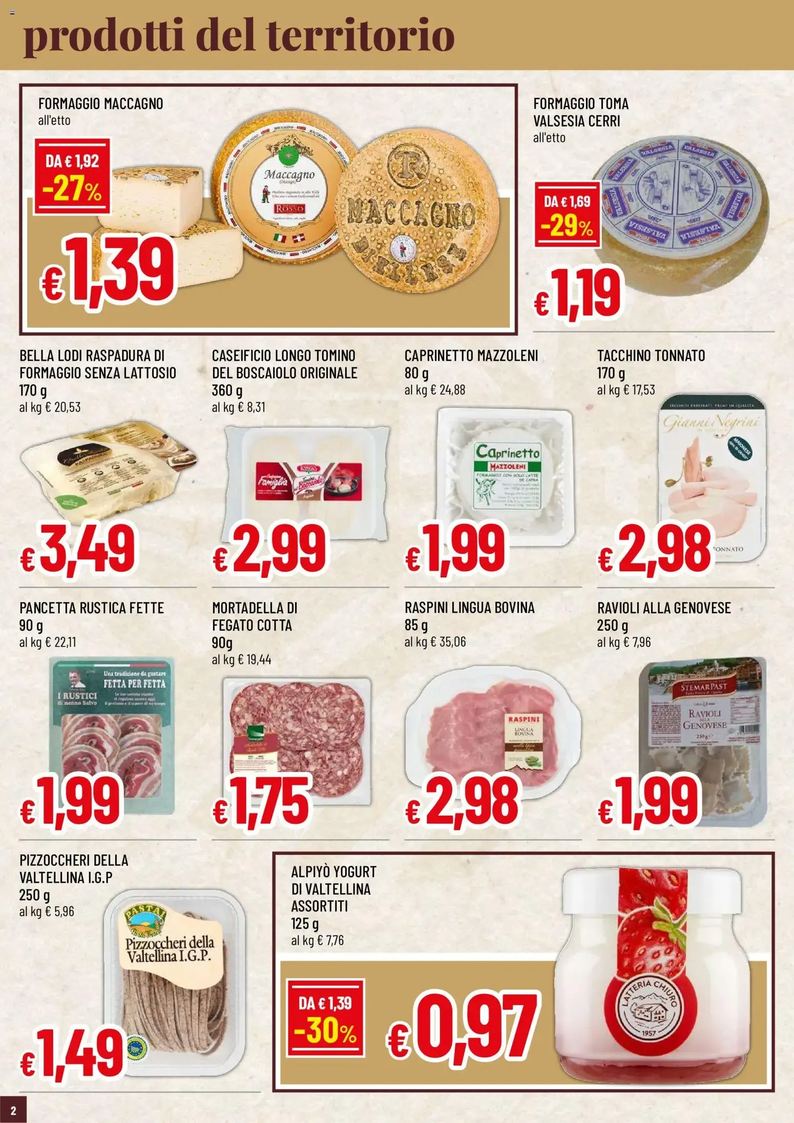 Nuovo Famila volantino Prodotti del Territorio dal 29/10/2026 > offerte anteprima 🛍️ da 29 ottobre a 11 novembre di 2026 - Pagina del volantino 2