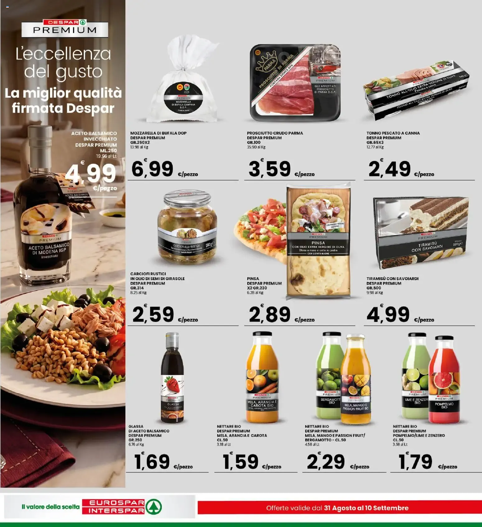 Eurospar Interspar - La Spesa Conveniente da 31 agosto a 10 settembre di 2026 - Pagina del volantino 13