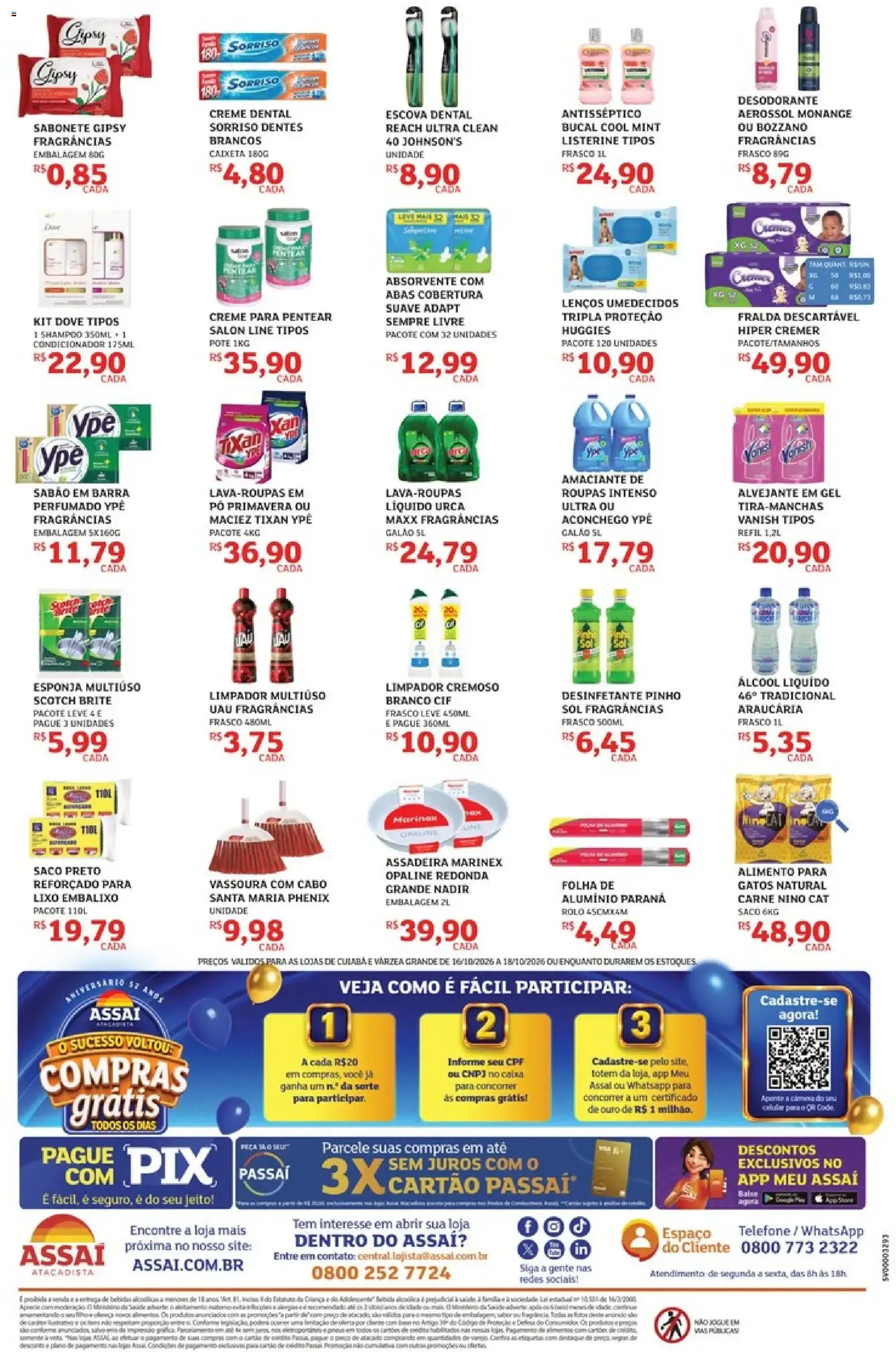 Encarte de Assaí Atacadista: O Sucesso Voltou! Compras Grátis 16 de outubro até 18 de outubro 2026 - Pagina 4