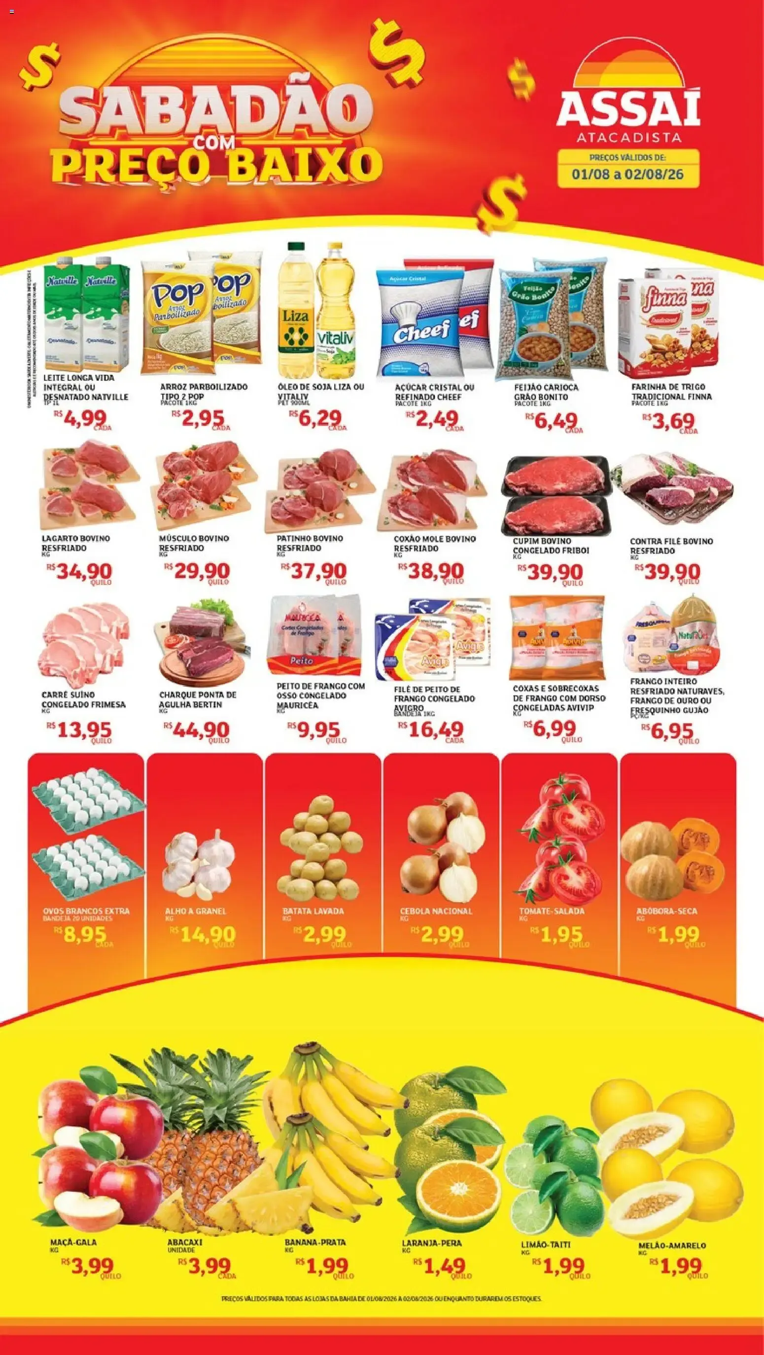 Encarte de Assaí Atacadista ofertas - BA de 01/08/2026 | Promoções Online 1 de agosto até 2 de agosto 2026 - Pagina 1