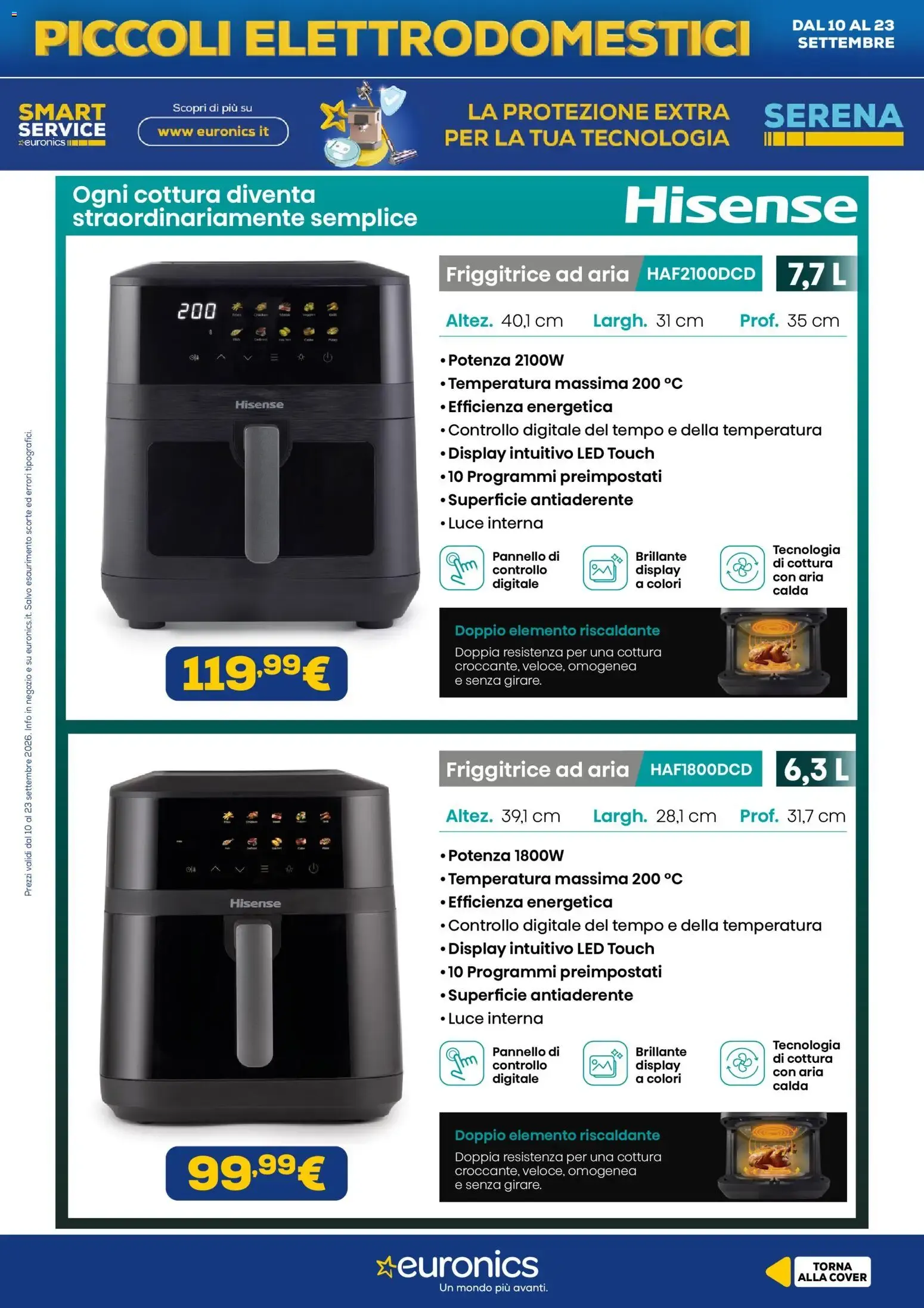 Nuovo Euronics volantino Piccoli Elettrodomestici dal 10/09/2026 > offerte anteprima 🛍️ da 10 settembre a 23 settembre di 2026 - Pagina del volantino 21