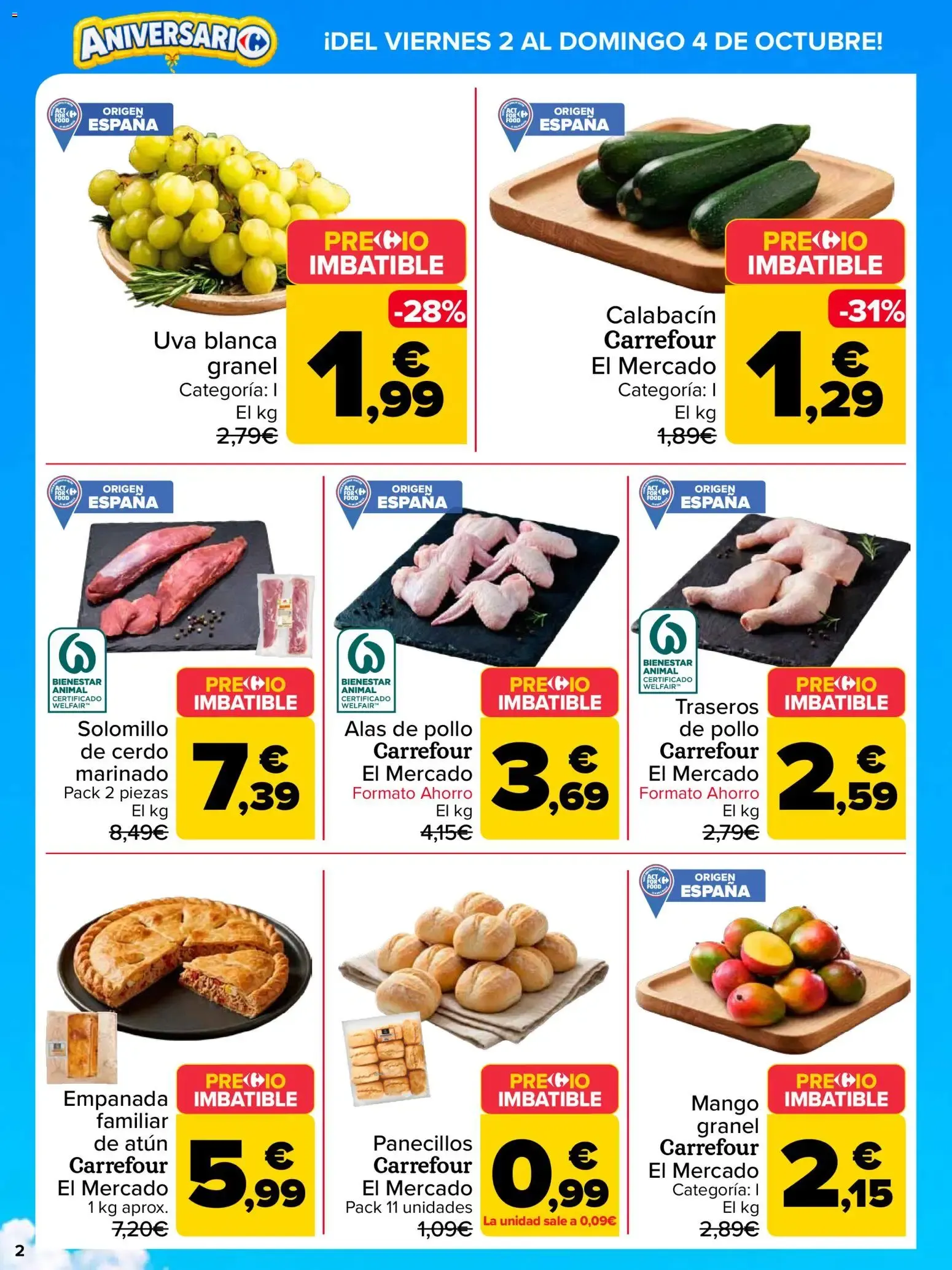 Catálogo de Carrefour Aniversario: Precio Imbatible 2 de octubre al 4 de octubre 2026 - Página 2
