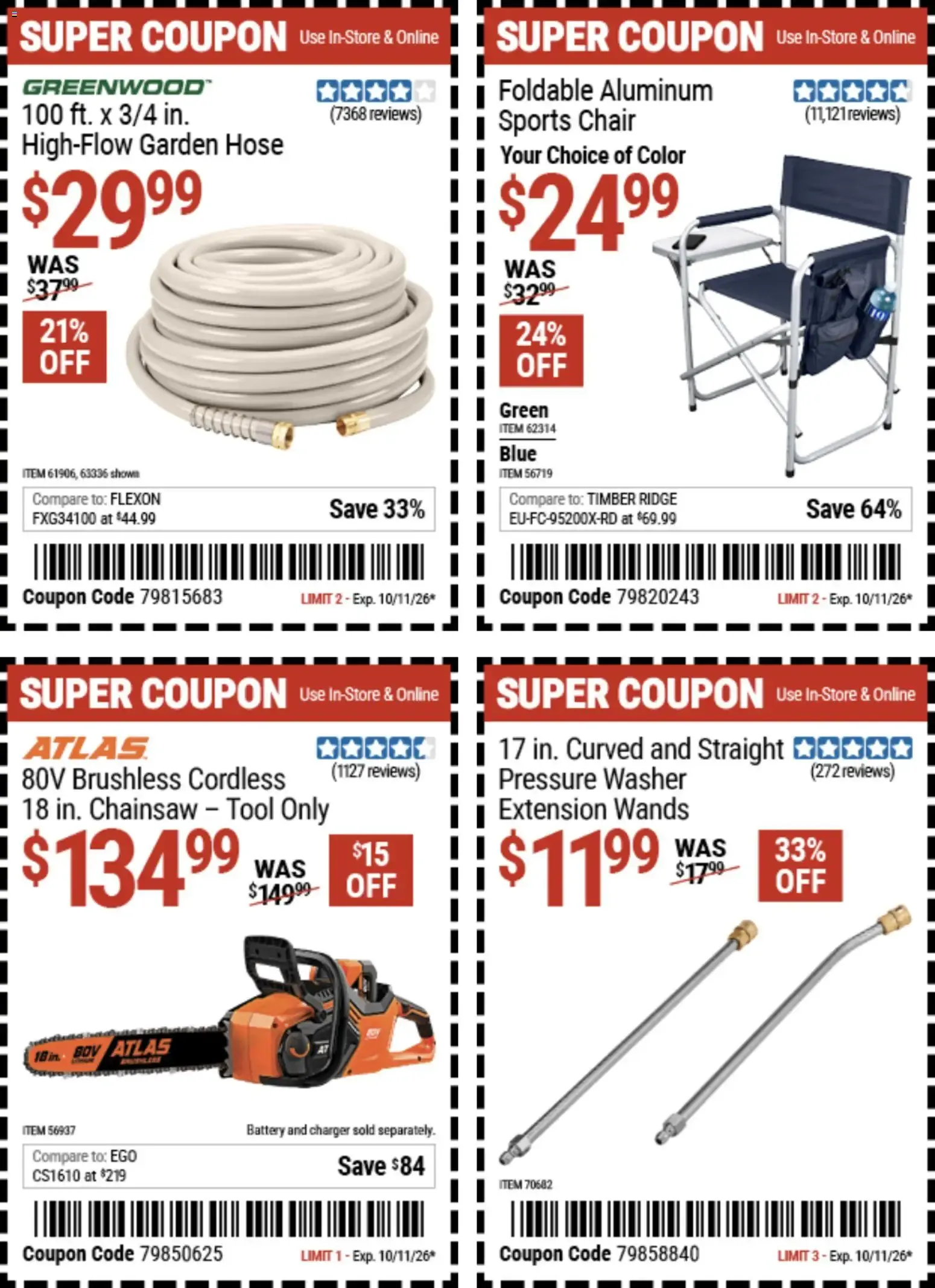 Weekly ad Harbor Freight Coupon Deals from September 28 to October 11 2026 - Page 8