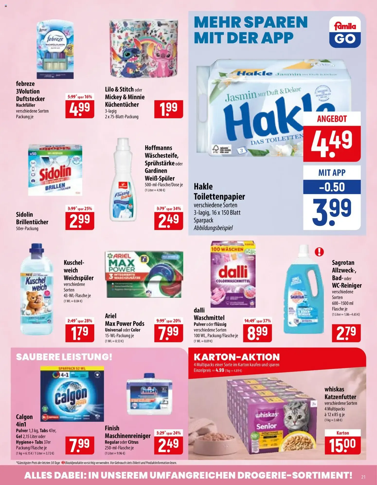 Famila Prospekt (ab 17.08.2026) zum Blättern von 17. August bis 22. August 2026 - Prospekt seite 21