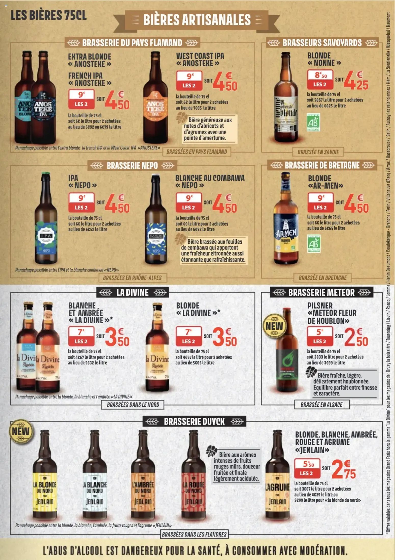 Grand Frais La foire à la bière à partir du 08/06/2026 - promo en ligne du 8 juin au 20 juin 2026 - Catalogue page 3