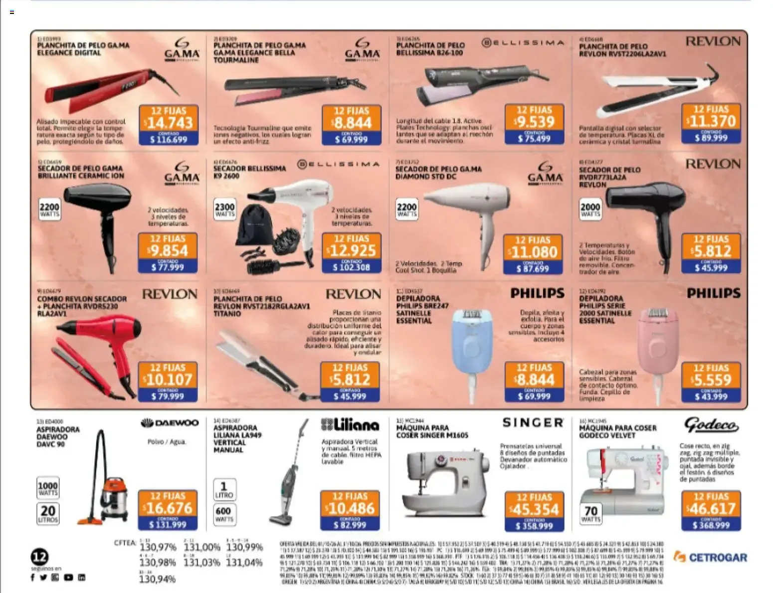 Ofertas de Cetrogar catálogo del 01/10/2026 - 31/10/2026 1 de octubre al 31 de octubre 2026 - Página 12 del catálogo