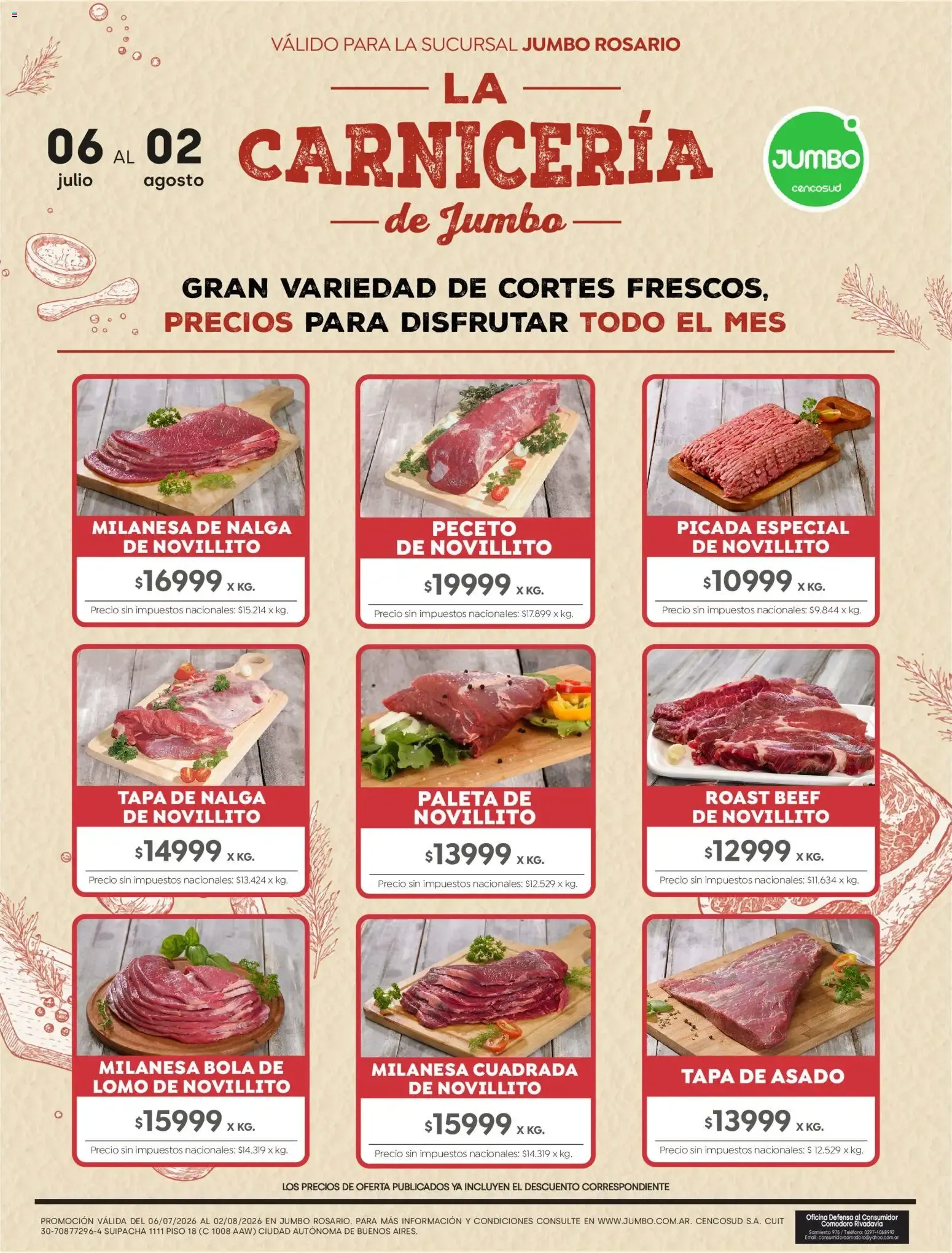 Ofertas de Jumbo - La Carnicería de Jumbo del 06/07/2026 - 02/08/2026 6 de julio al 2 de agosto 2026 - Página 3 del catálogo