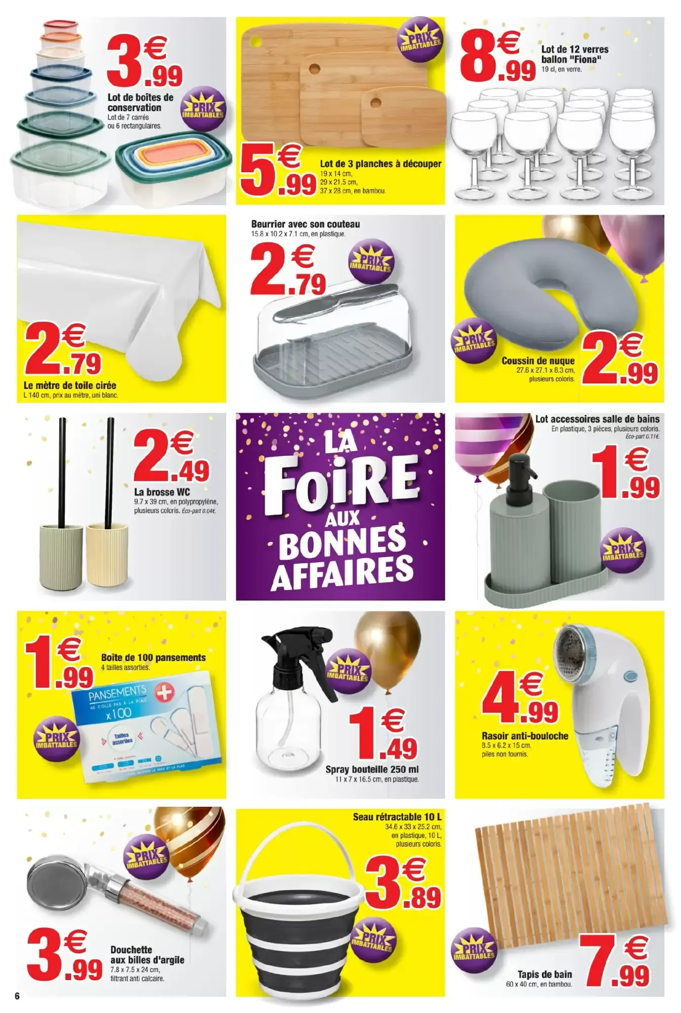 Bazarland: Aniversario a precios de regalo / Nuestras promociones du 16 septembre au 22 septembre 2024 - Catalogue page 6