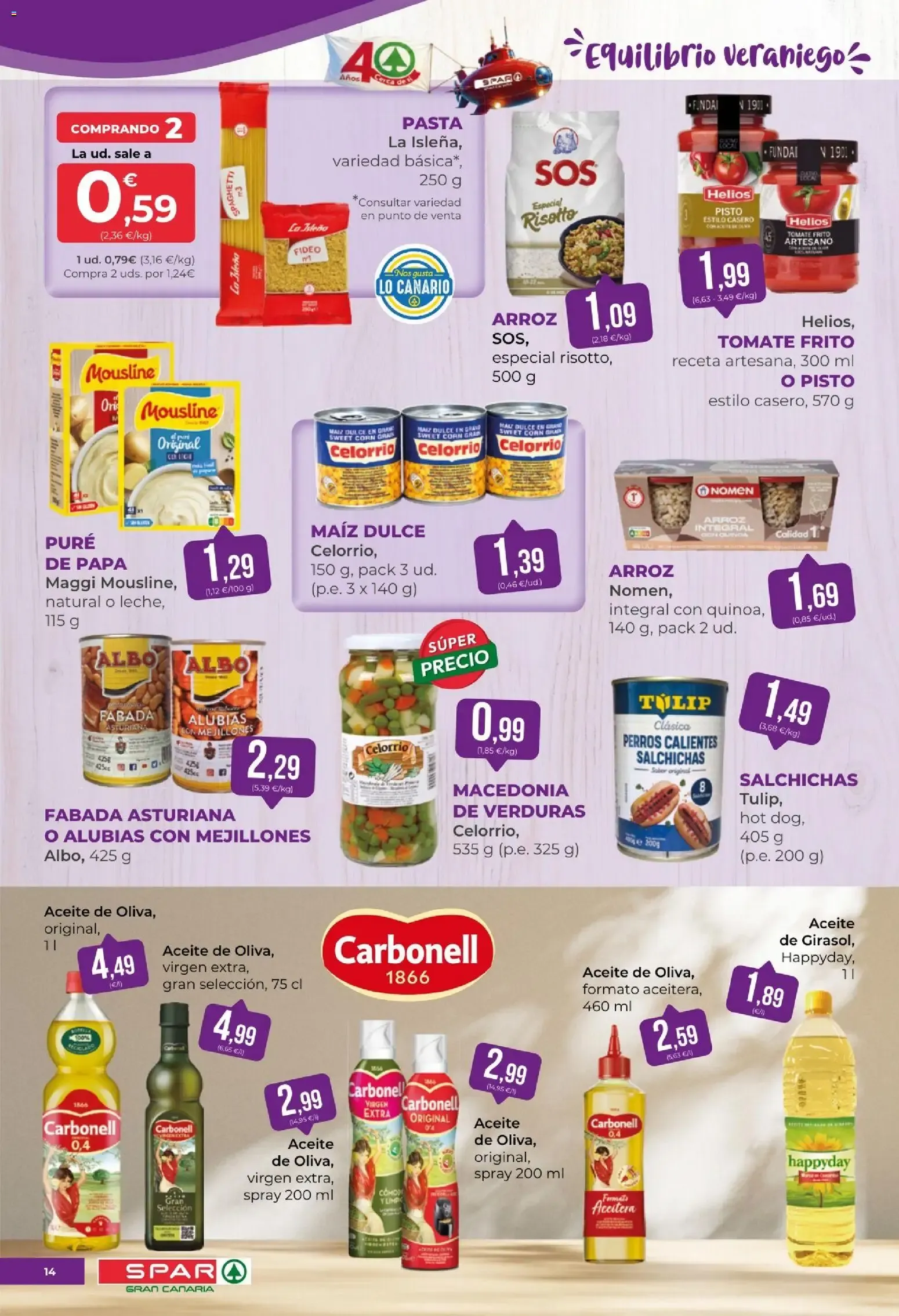 Catálogo de Spar Gran Canaria: Vuelve el Verano Frutal 10 de julio al 23 de julio 2026 - Página 14