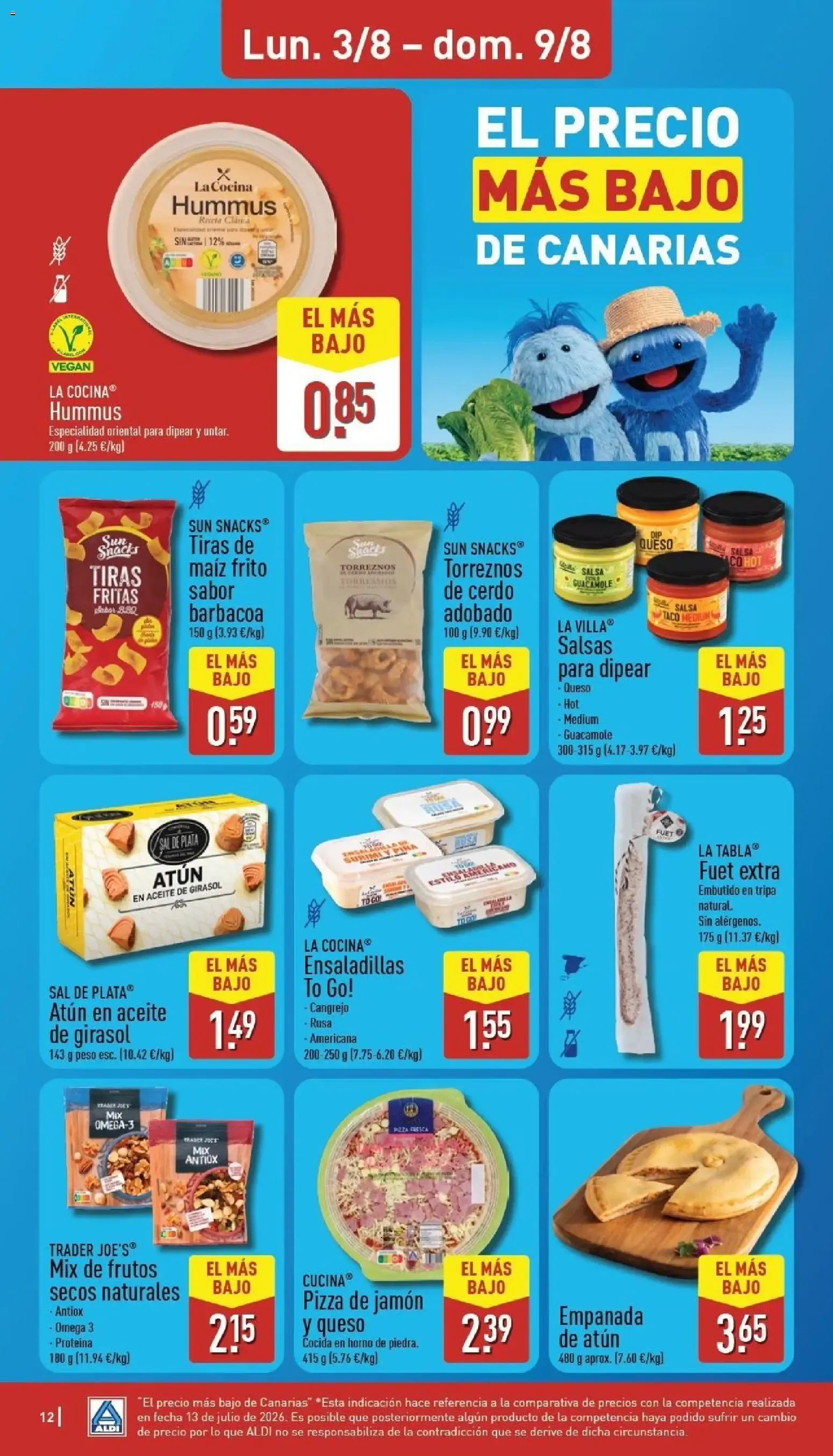 Catálogo de Aldi: Frescura a precios para tirarse a la piscina 3 de agosto al 9 de agosto 2026 - Página 12