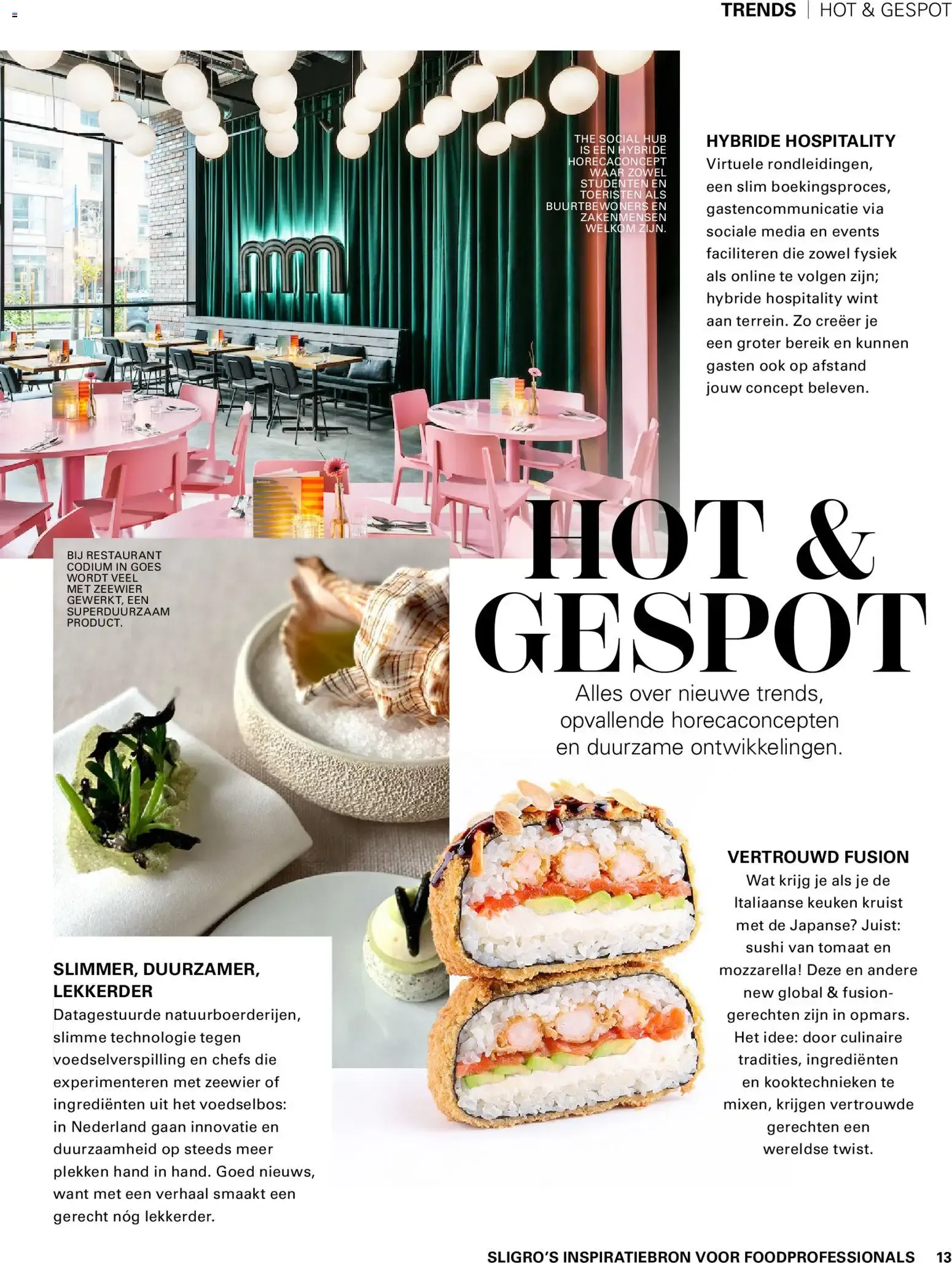 Sligro magaziNe van 21 juni tot 22 september 2026 - Folder pagina 13
