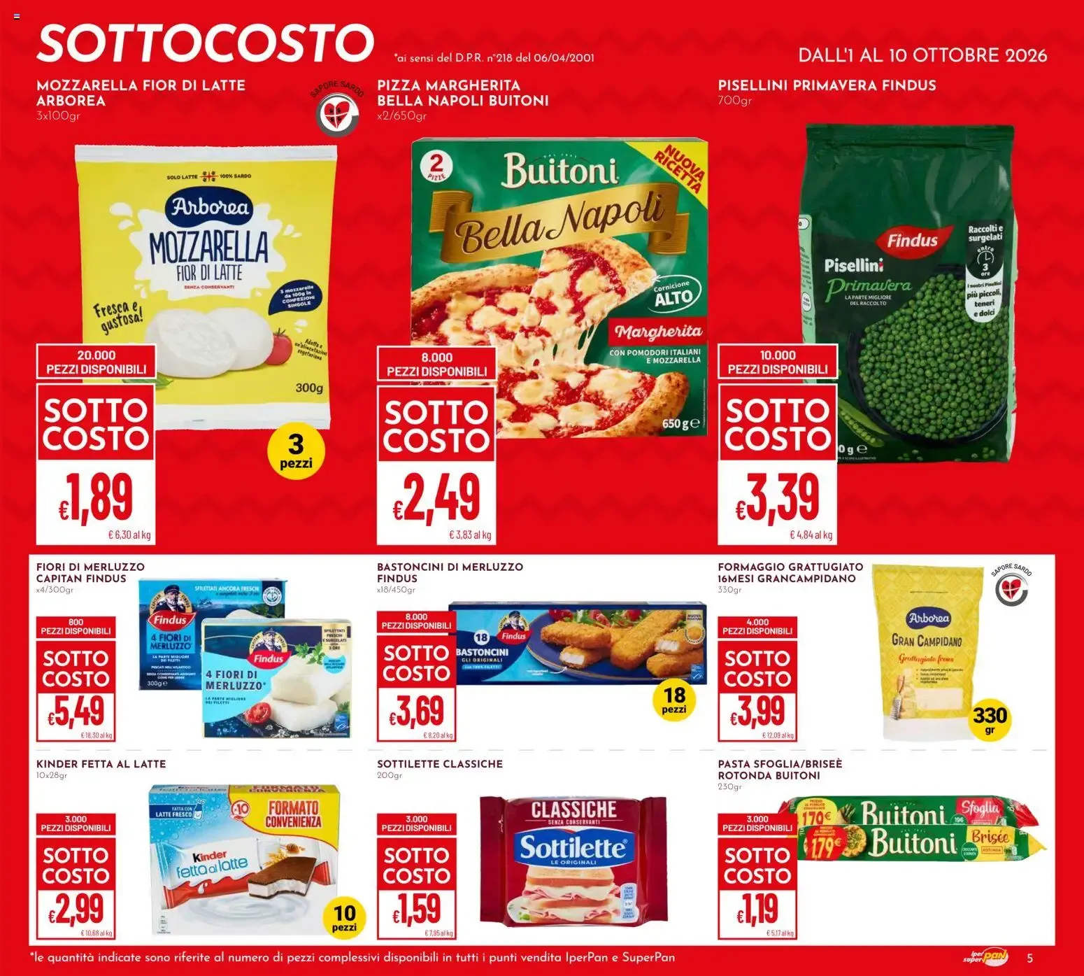 Nuovo Pan volantino dal 01/10/2026 > offerte anteprima 🛍️ da 1 ottobre a 21 ottobre di 2026 - Pagina del volantino 5