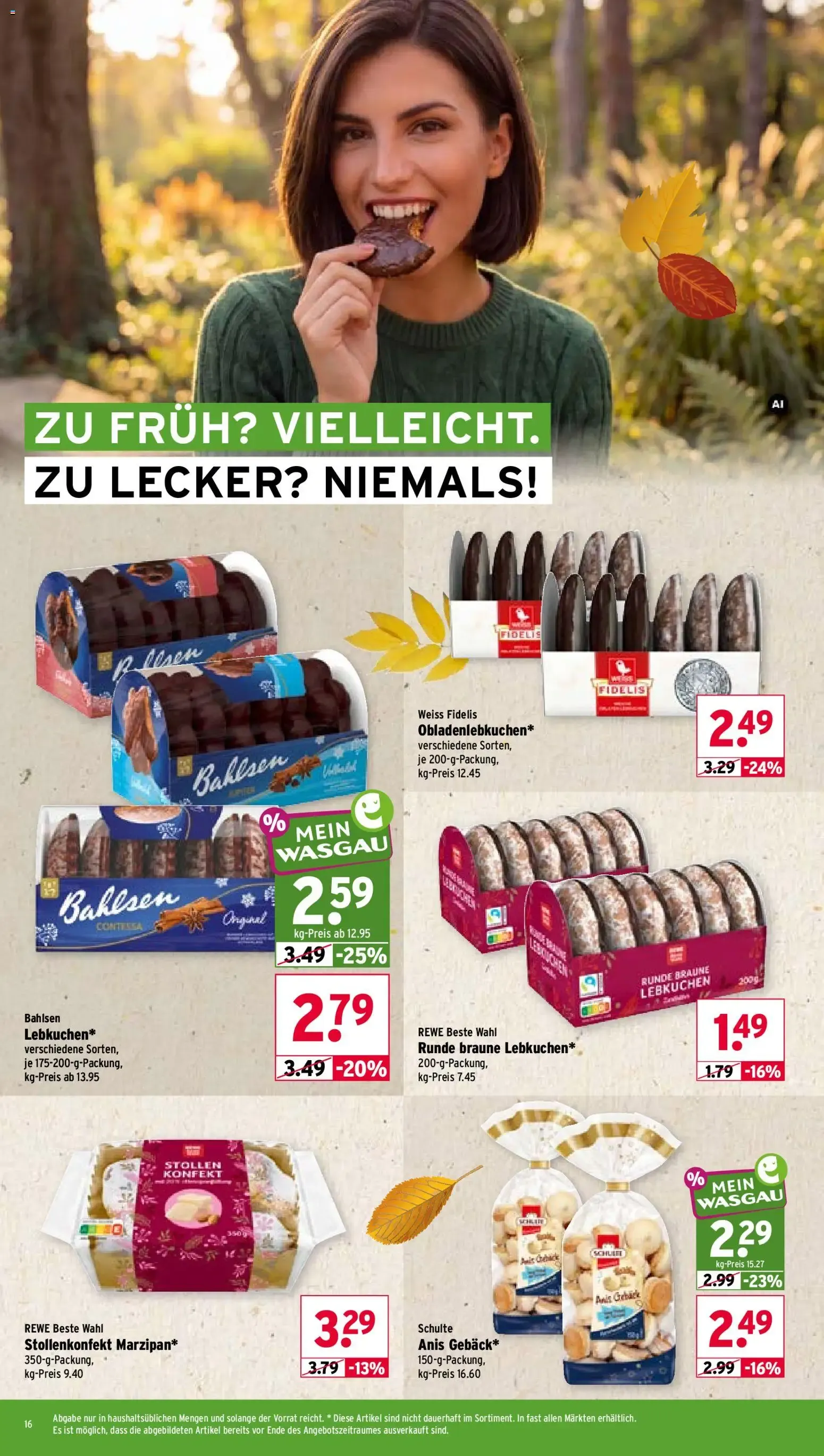 Wasgau Prospekt (ab 14.09.2026) zum Blättern von 14. September bis 19. September 2026 - Prospekt seite 16