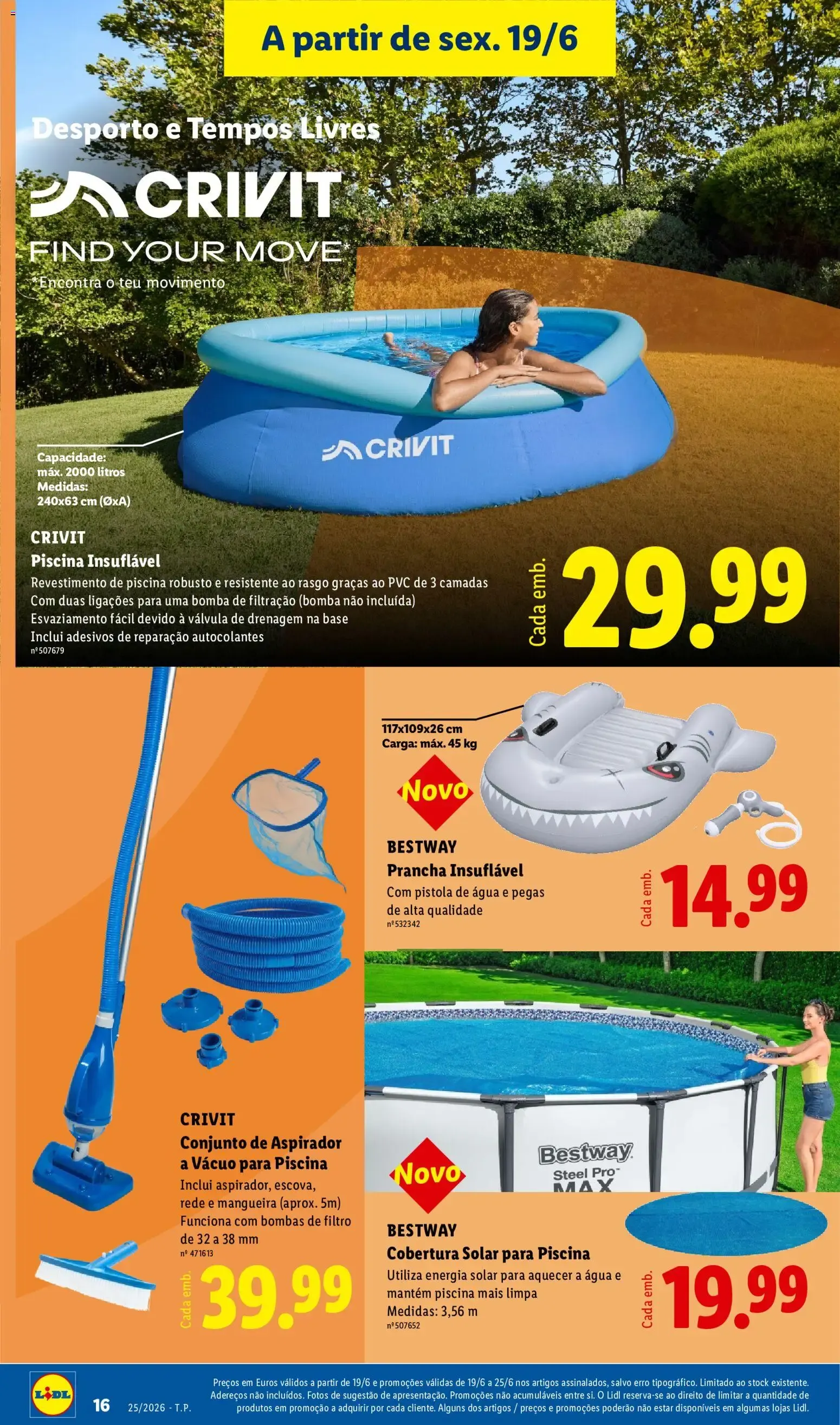 Folheto Lidl Novidades » de 15/06/2026 - 21/06/2026 de 15 de junho até 21 de junho 2026 - Pagina 16