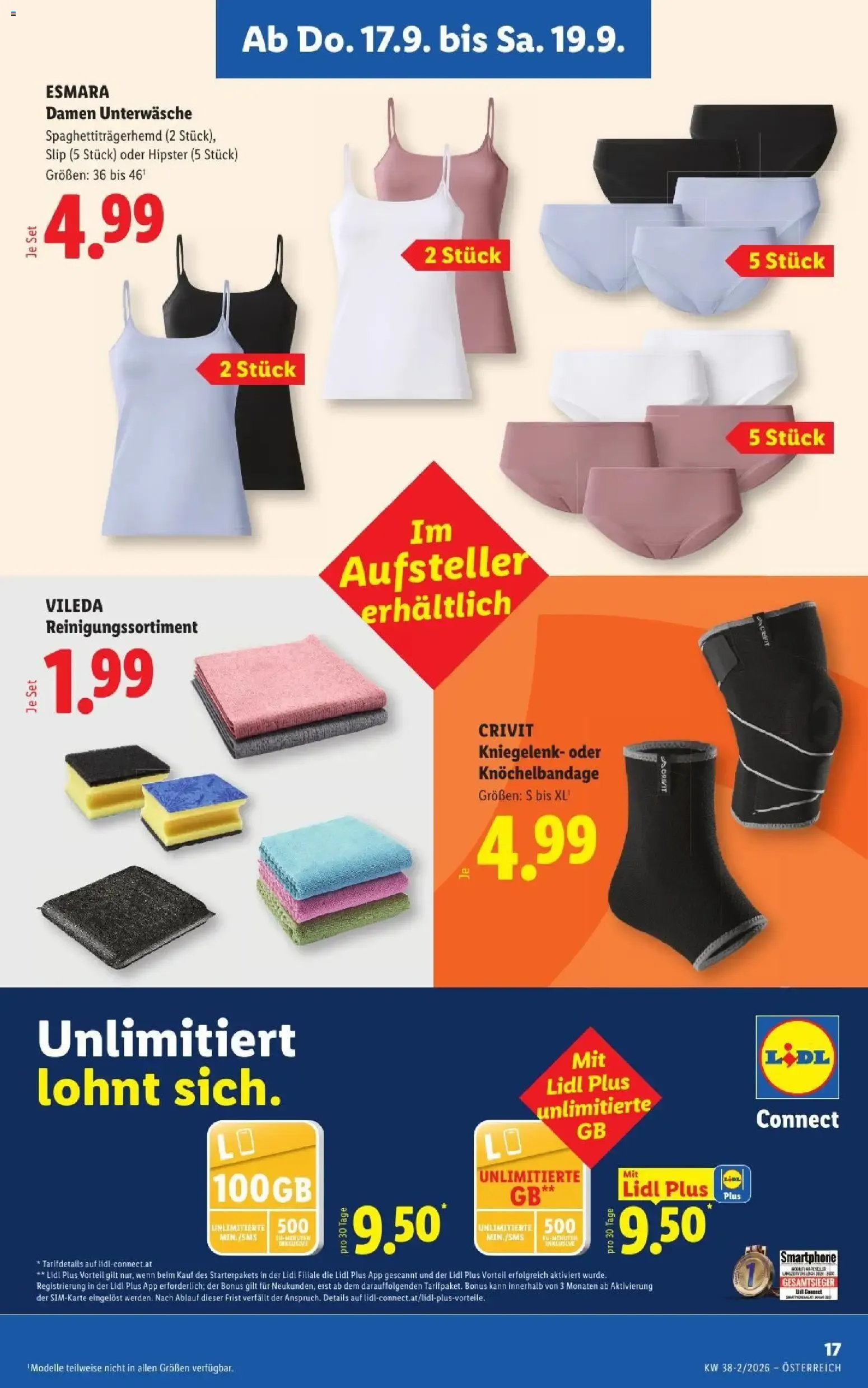 Lidl - Flugblatt ab 17.09.2026 - Angebote ab donnerstag von 17. September bis 19. September 2026 - Flugblätt seite 21