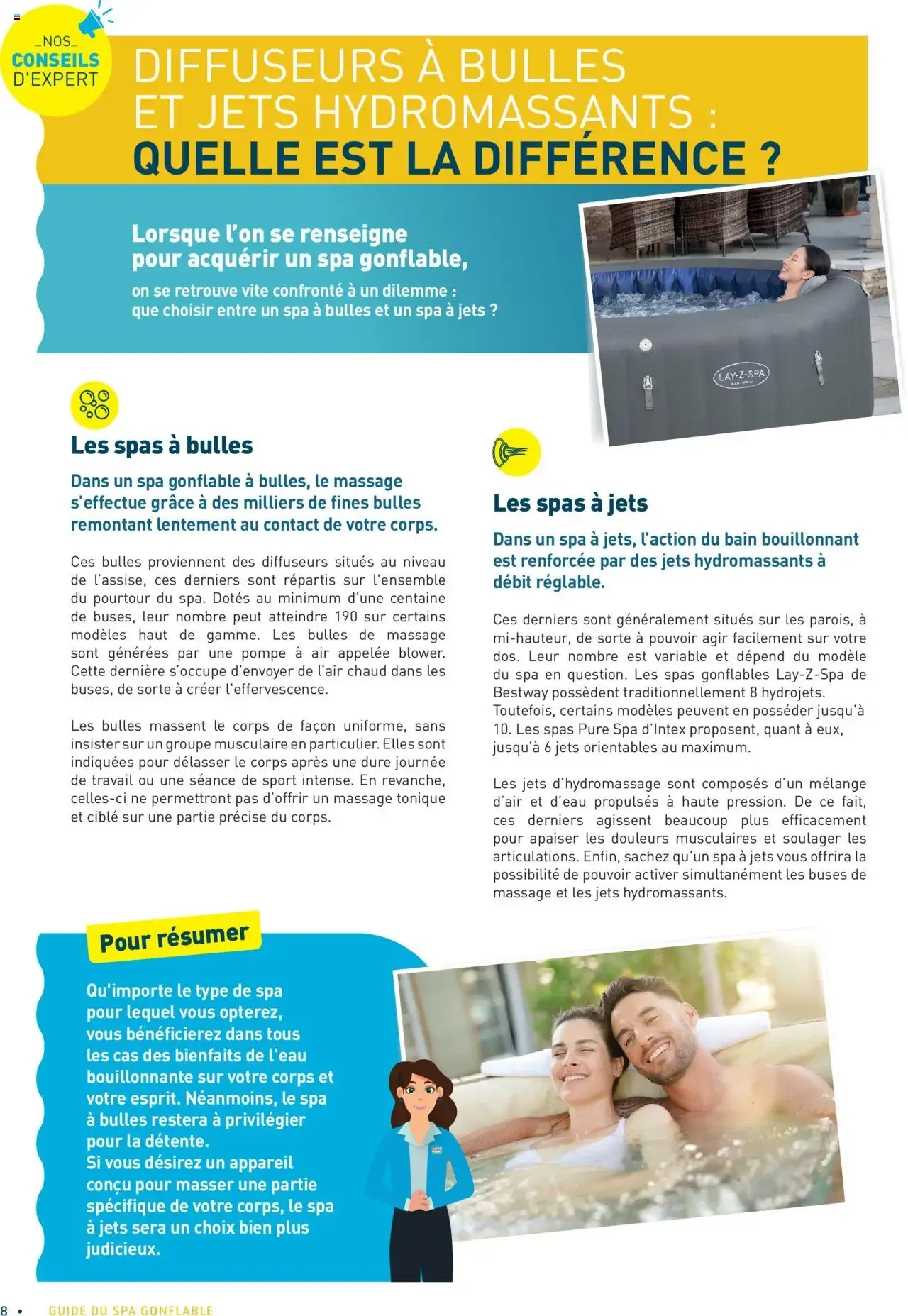 Cash Piscines Guide spas gonflables à partir du 01/03/2024 - promo en ligne du 1 mars au 30 septembre 2026 - Catalogue page 8