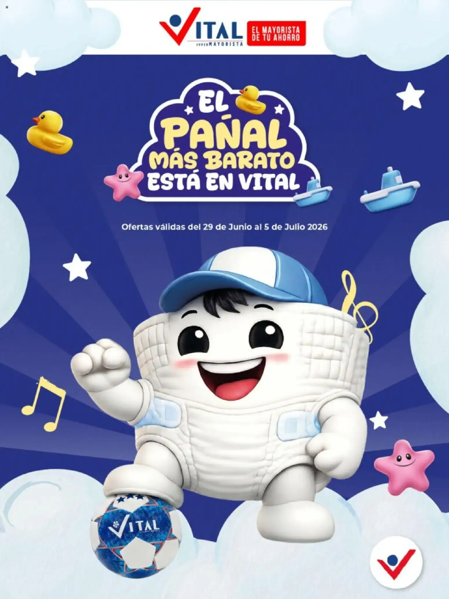 Ofertas de Vital - Especial de pañales || del 29/06/2026 - 05/07/2026 || Catálogo 29 de junio al 5 de julio 2026 - Página 1 del catálogo
