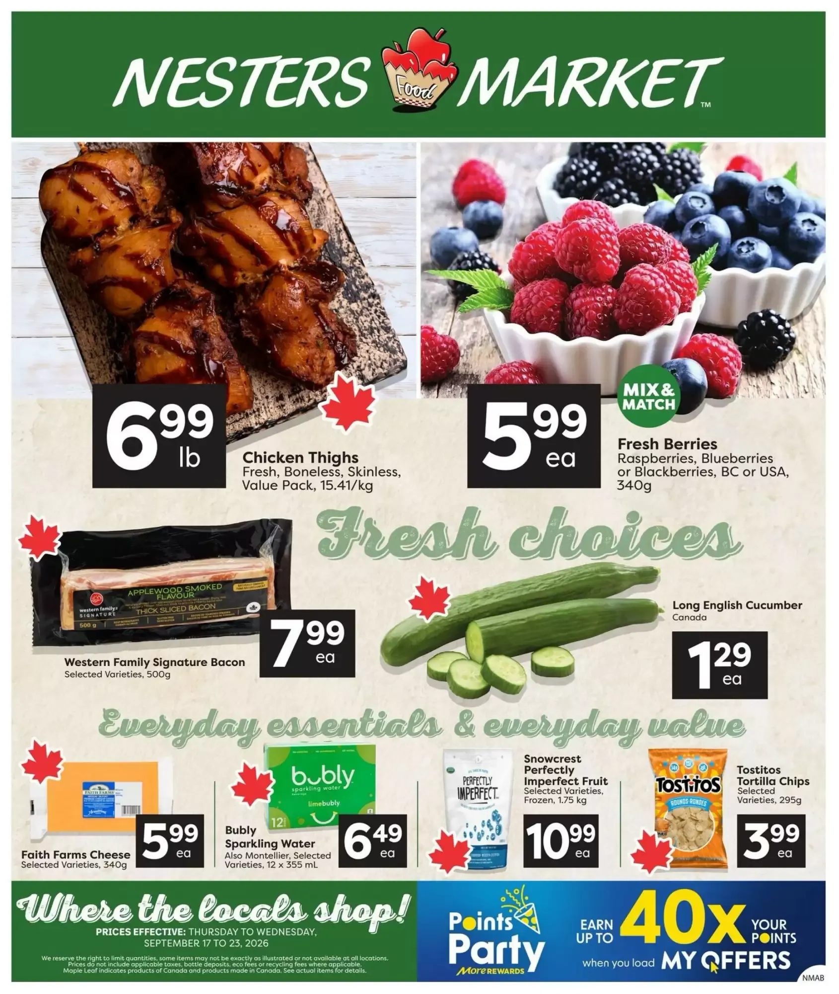 Nesters Market flyer week 38 from September 17 to September 23 2026 - flyer page 1