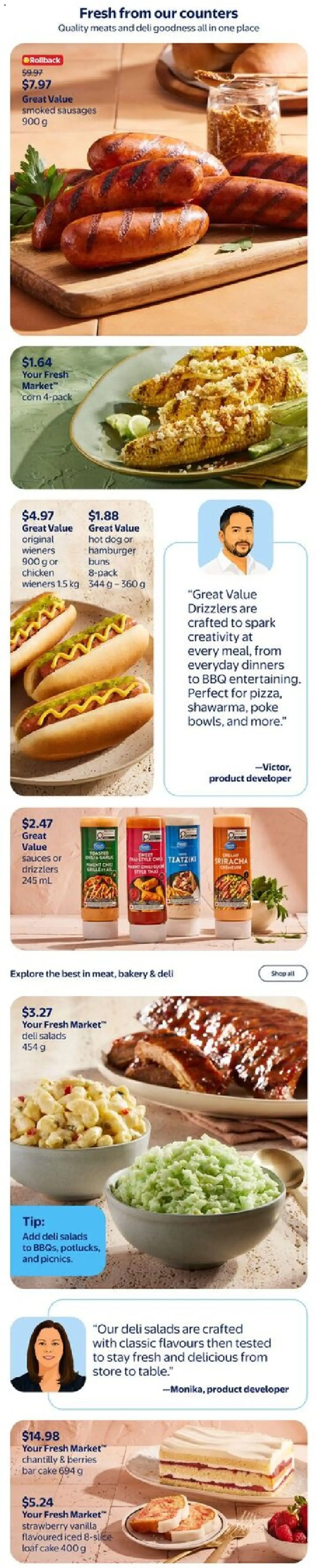 Walmart flyer - Savour Summer from Jul 2, 2026 > weekly specials & deals from July 2 to July 29 2026 - flyer page 4