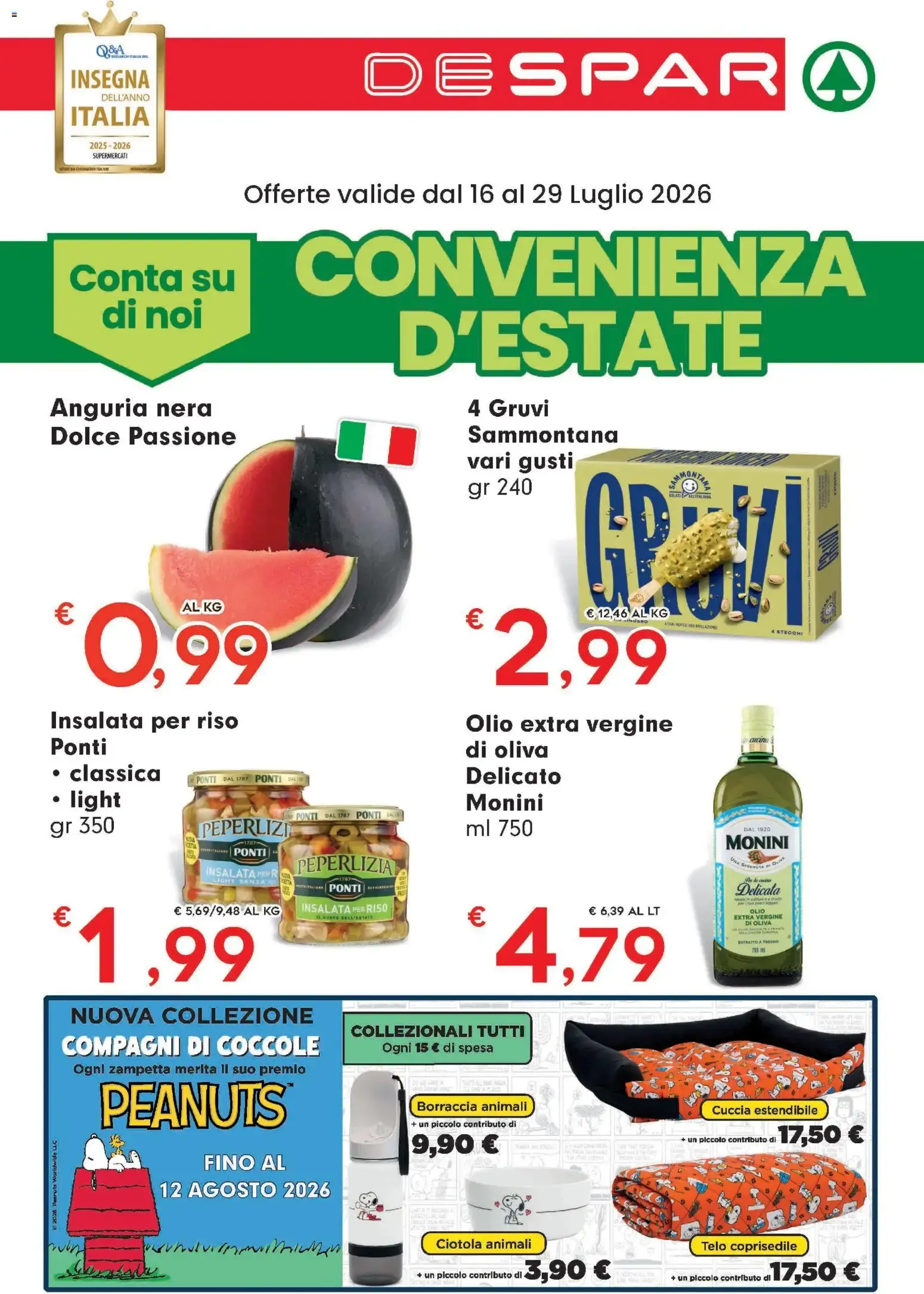 Nuovo Despar volantino dal 16/07/2026 > offerte anteprima 🛍️ da 16 luglio a 29 luglio di 2026 - Pagina del volantino 1