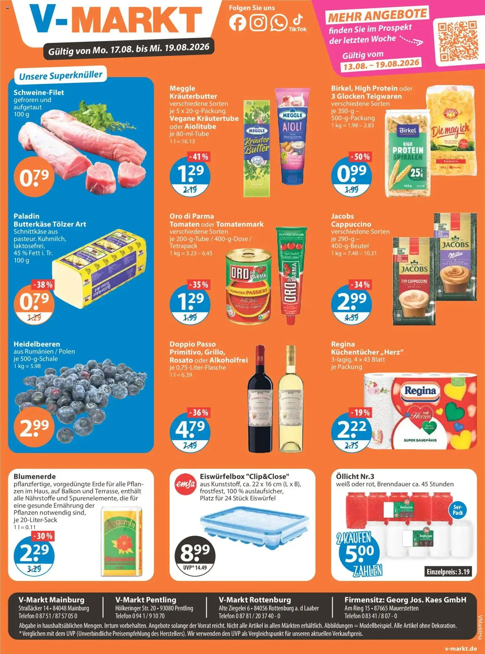 Angebote V-Markt Angebote (ab 13.08.2026) von 13. August bis 19. August 2026 - Prospekt seite 19